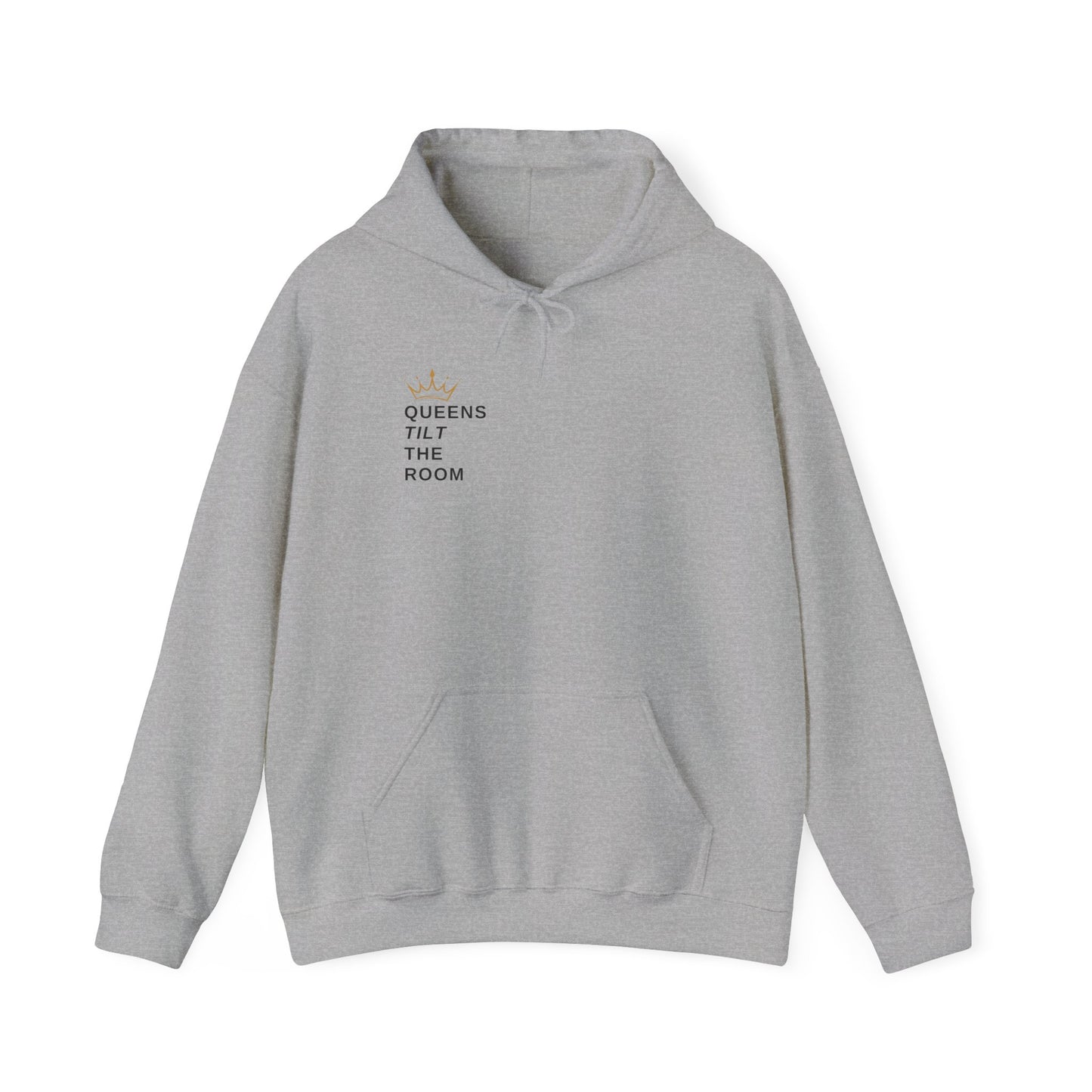 Queens Tilt the Room Front/Back Unisex Heavy Blend™ Hooded Sweatshirt