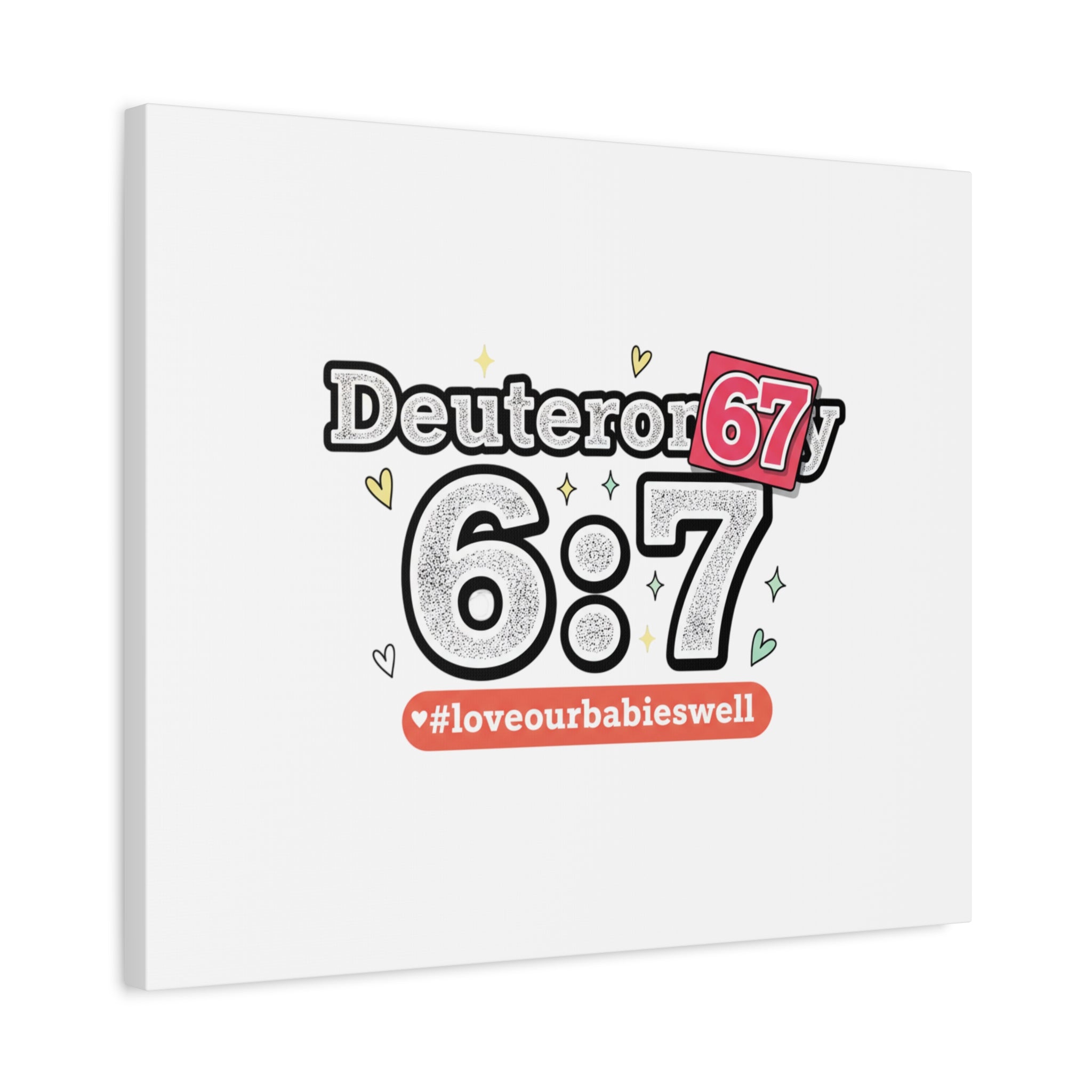 67 meme canvas | absurdist number art, minimalist meme humor