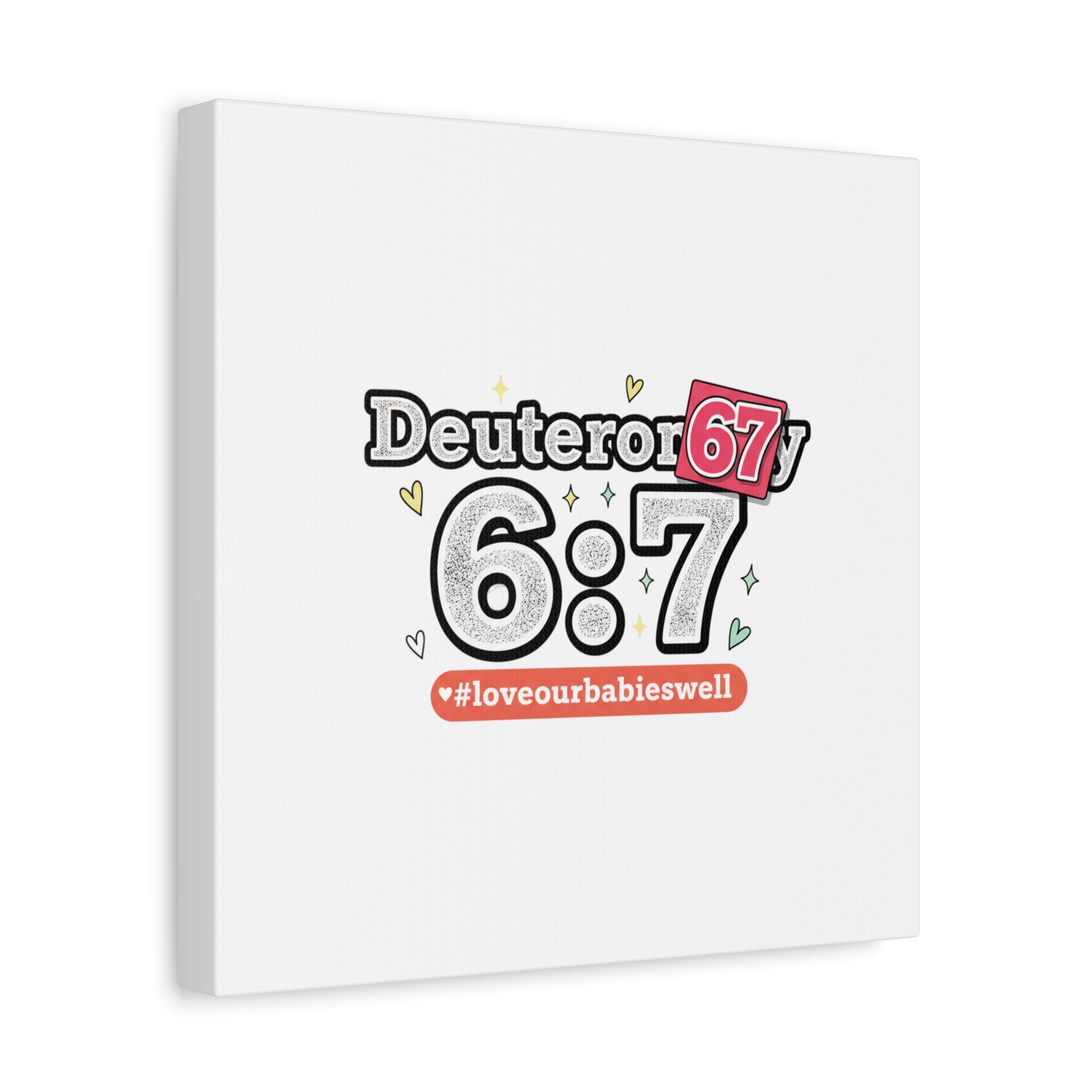 67 meme canvas | absurdist number art, minimalist meme humor