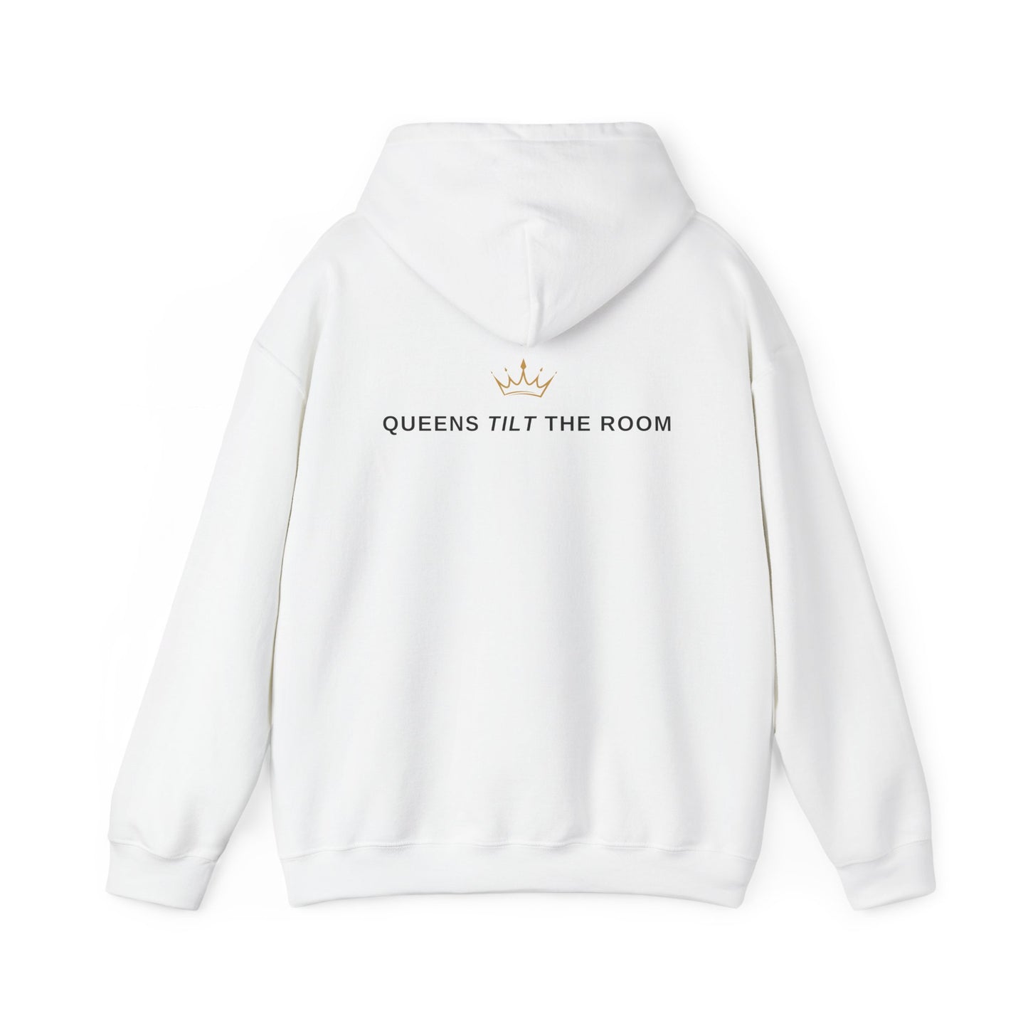 Queens Tilt the Room Front/Back Unisex Heavy Blend™ Hooded Sweatshirt
