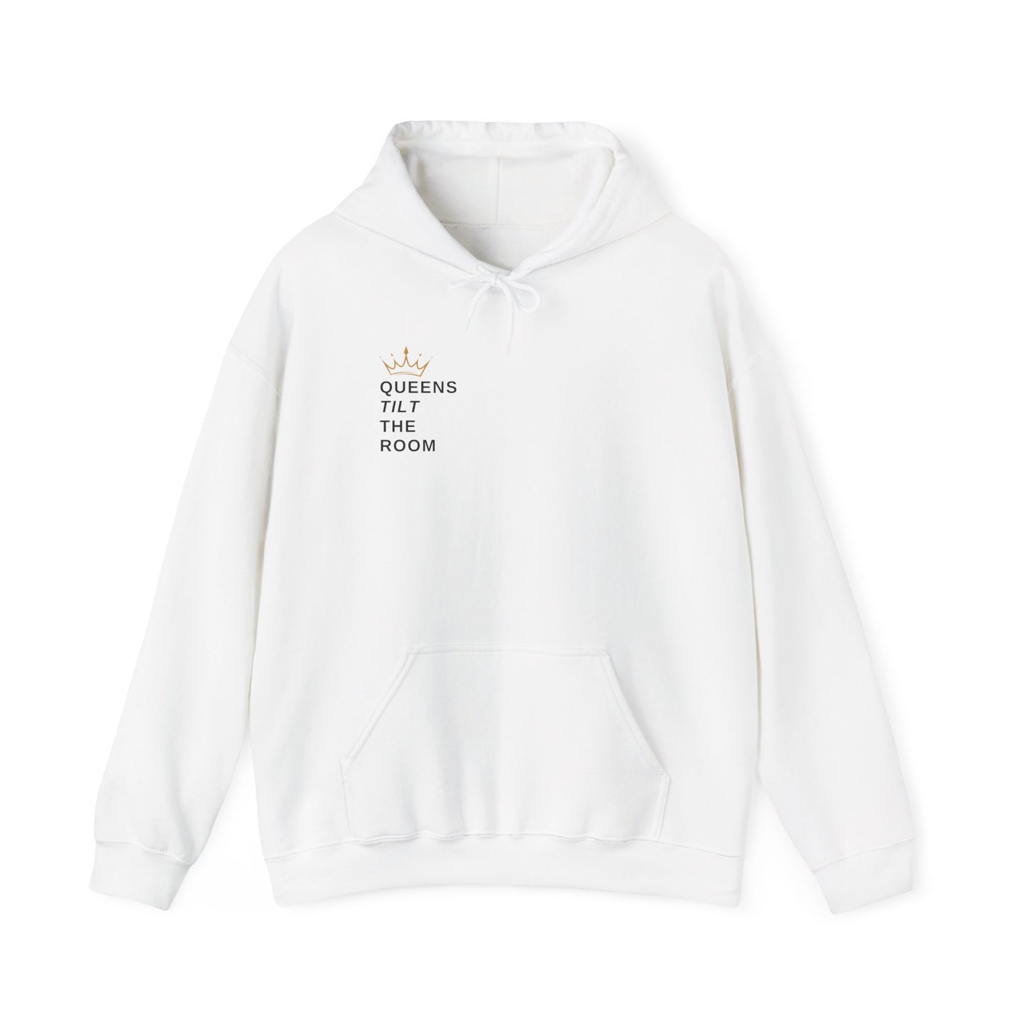 Queens Tilt the Room Front/Back Unisex Heavy Blend™ Hooded Sweatshirt