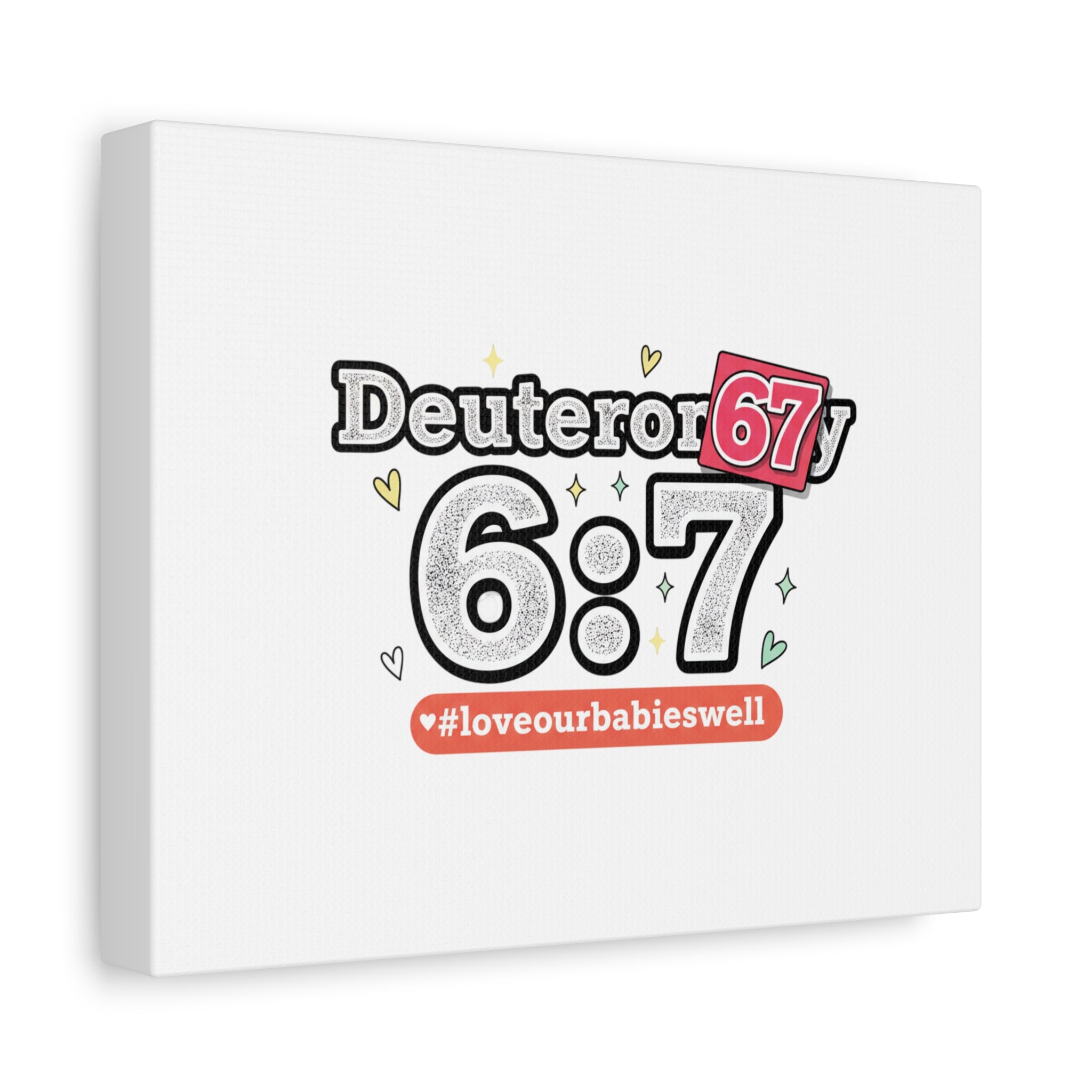 67 meme canvas | absurdist number art, minimalist meme humor