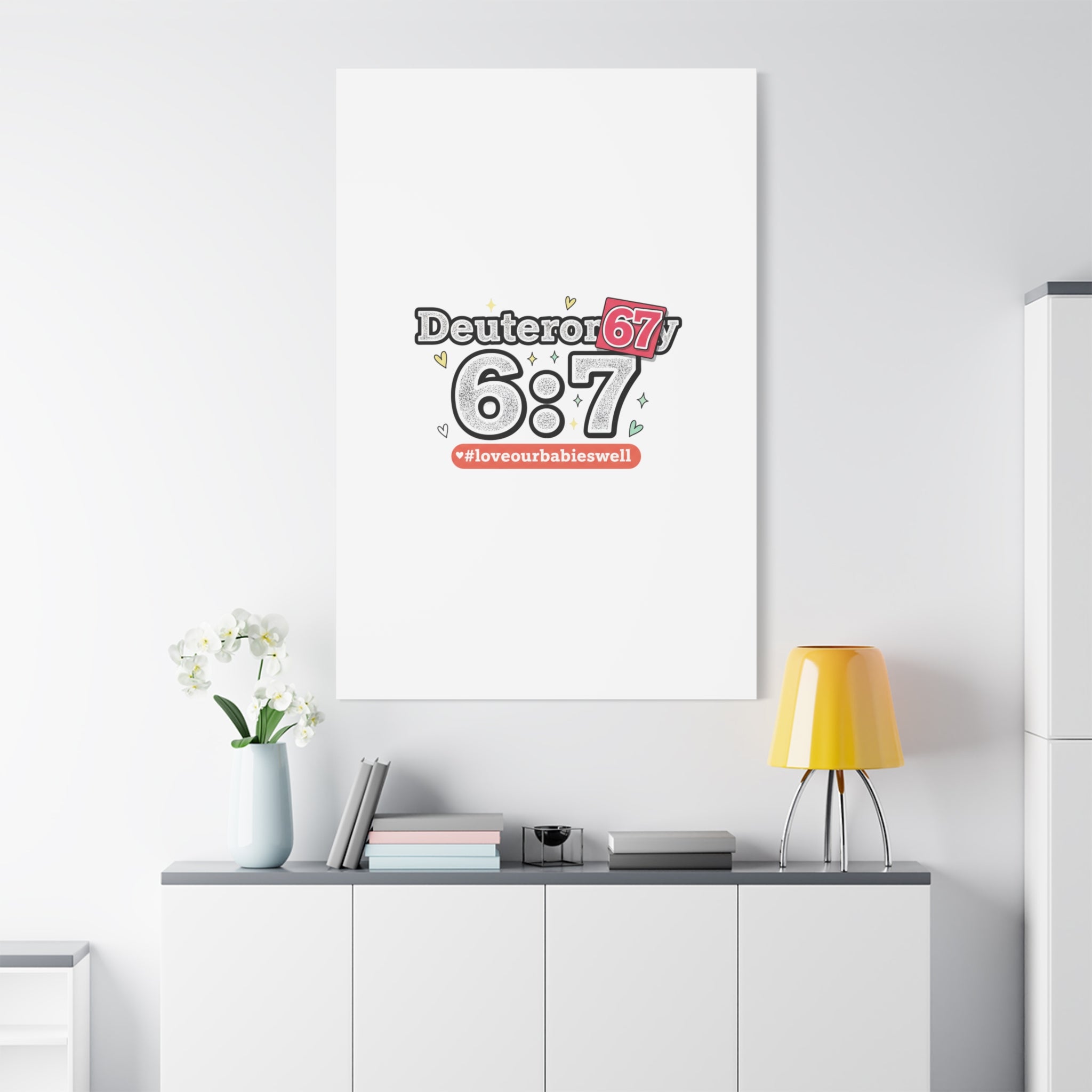 67 meme canvas | absurdist number art, minimalist meme humor