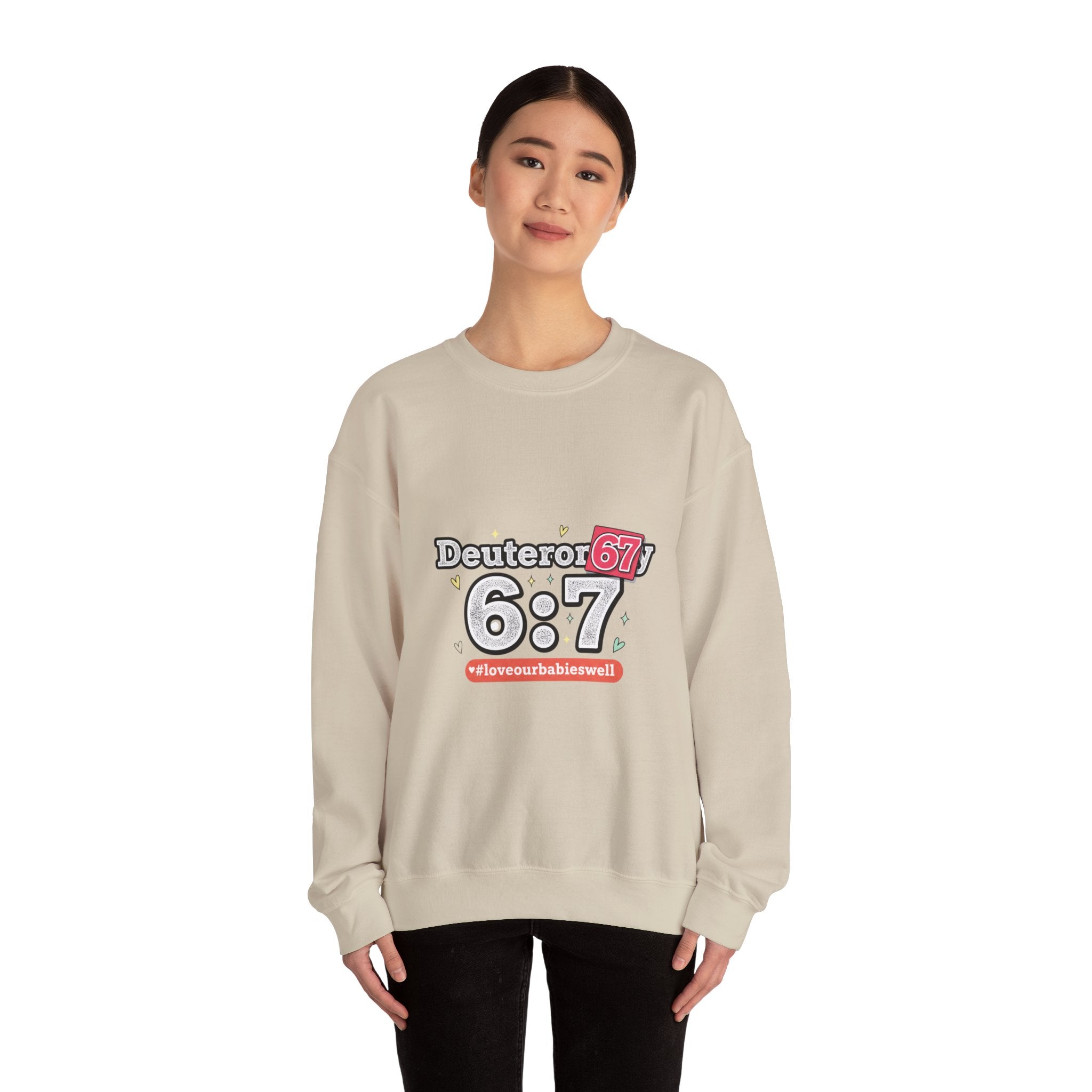 Deuteror 6:7 Sweatshirt | 67 Shirt, absurdist humor TikTok meme