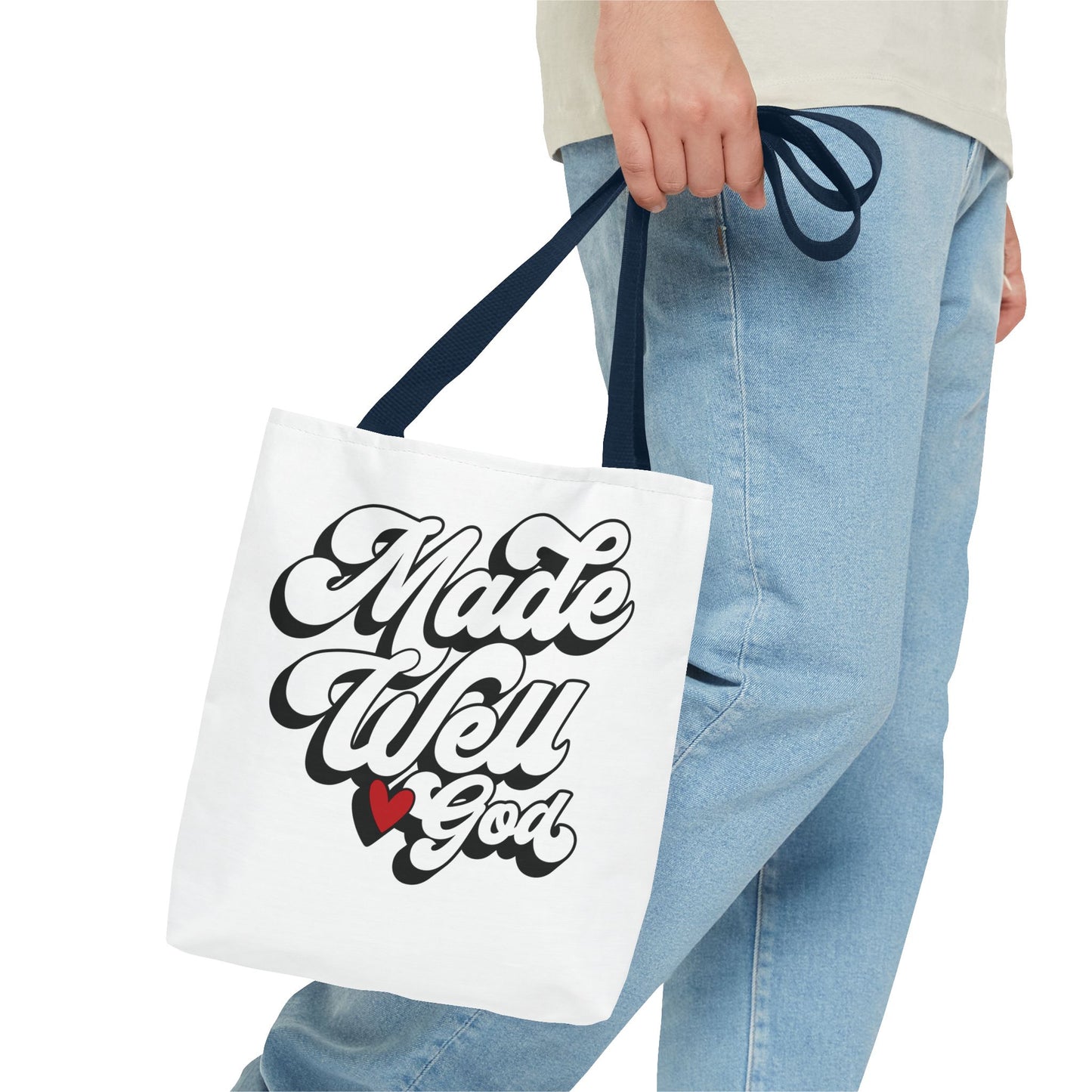 Made Well God Tote Bag - Stylish & Inspirational Carryall for Everyday Use