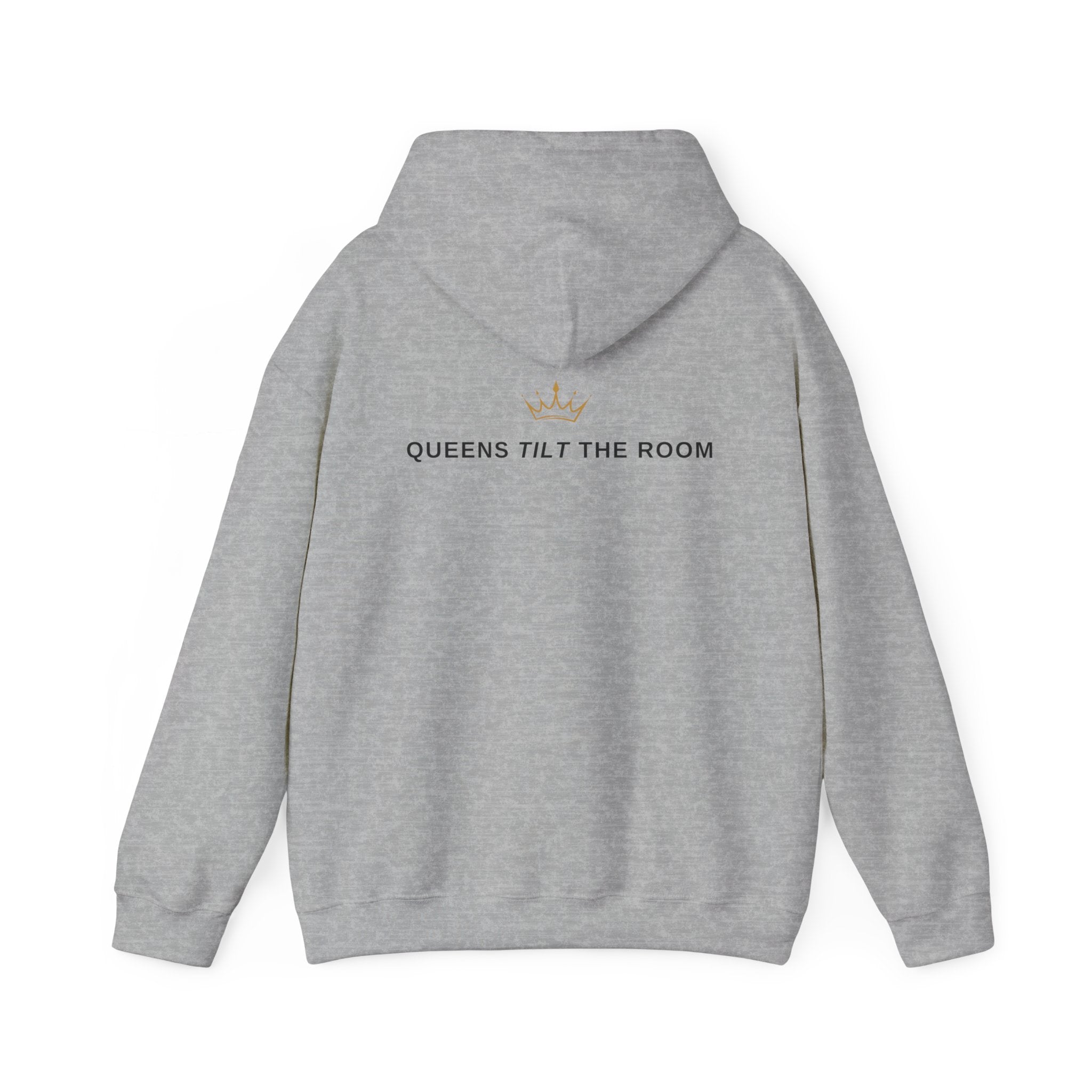 Queens Tilt the Room Front/Back Unisex Heavy Blend™ Hooded Sweatshirt