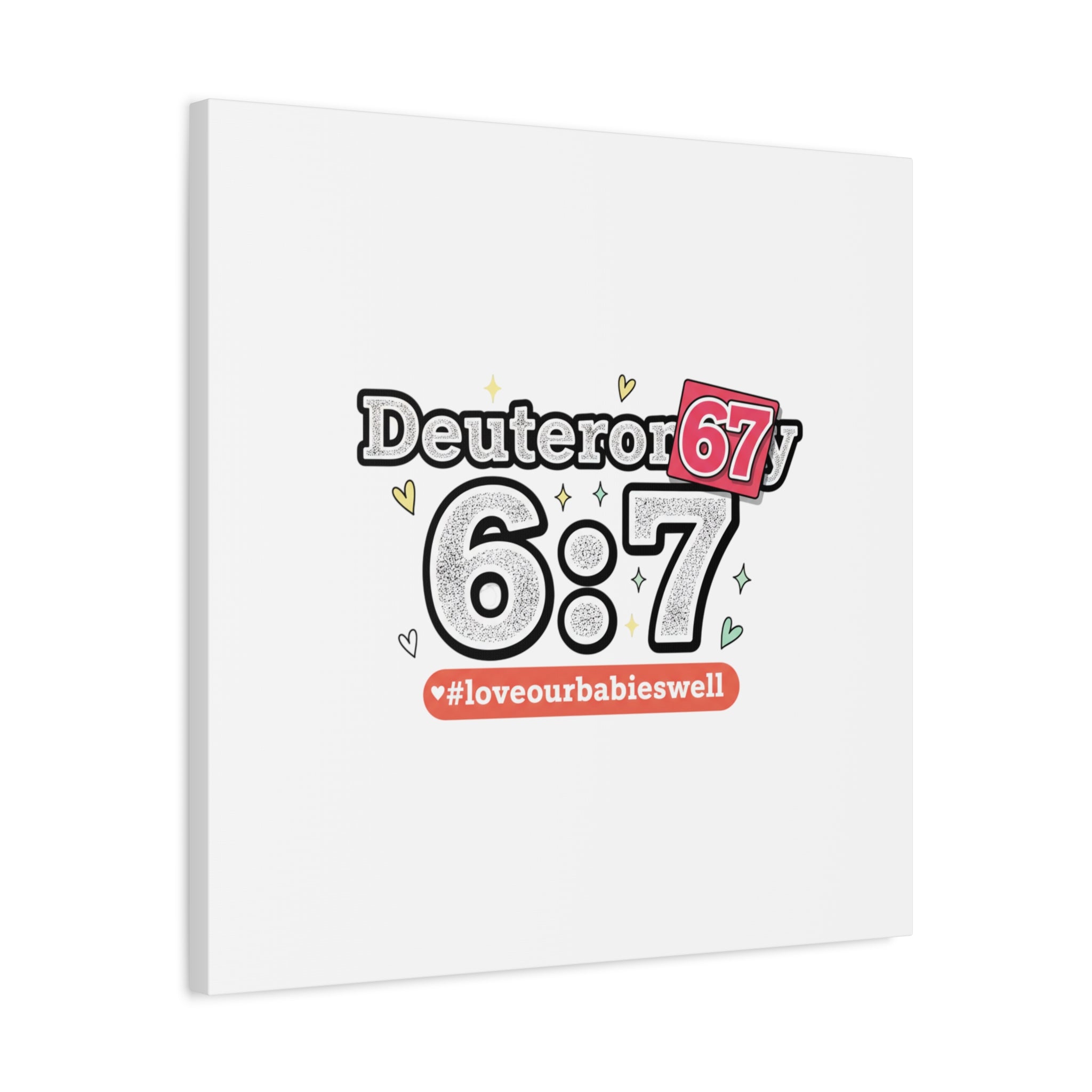 67 meme canvas | absurdist number art, minimalist meme humor