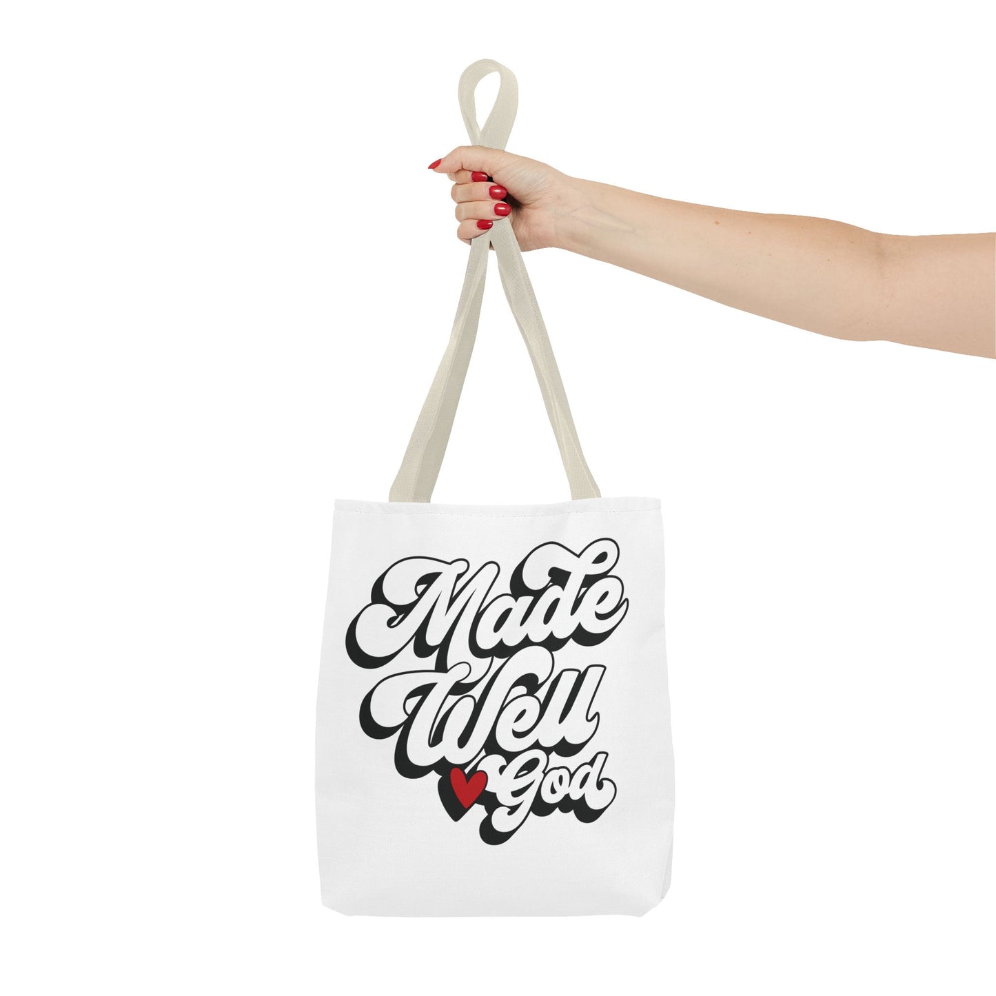 Made Well God Tote Bag - Stylish & Inspirational Carryall for Everyday Use