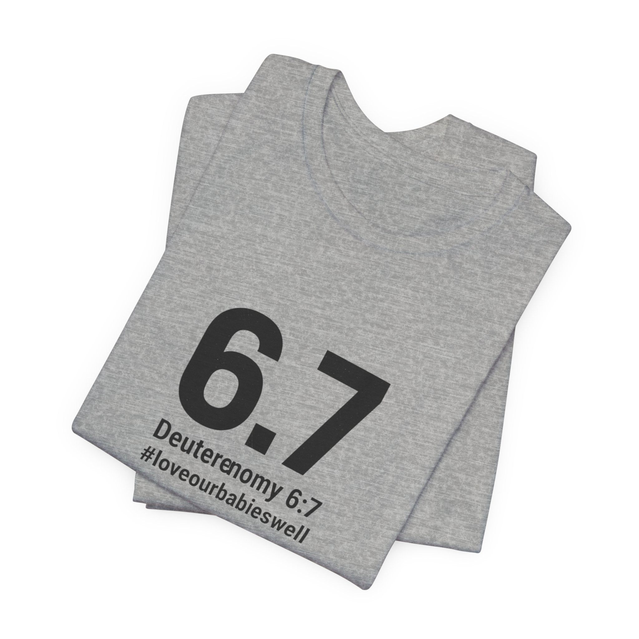 6.7 Minimalist Number Meme Tee | 67 shirt, absurdist humor