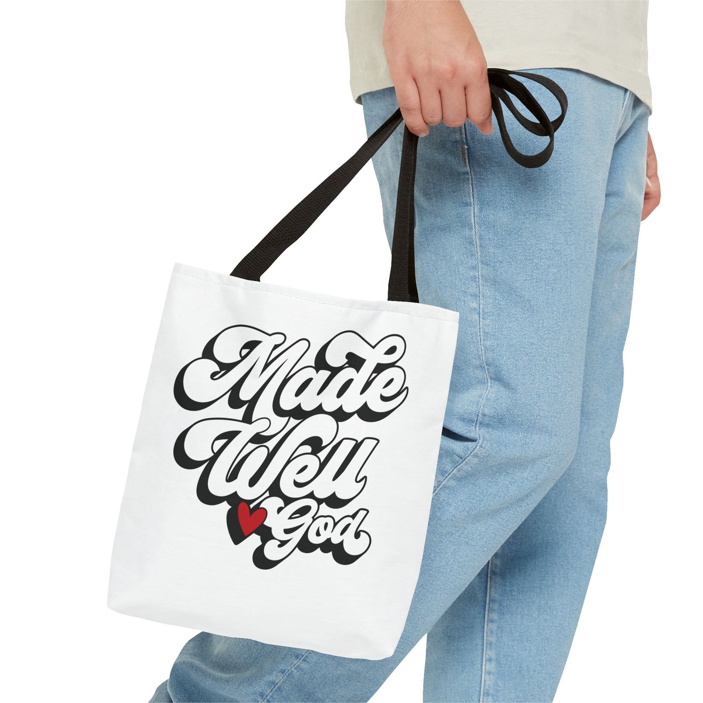 Made Well God Tote Bag - Stylish & Inspirational Carryall for Everyday Use