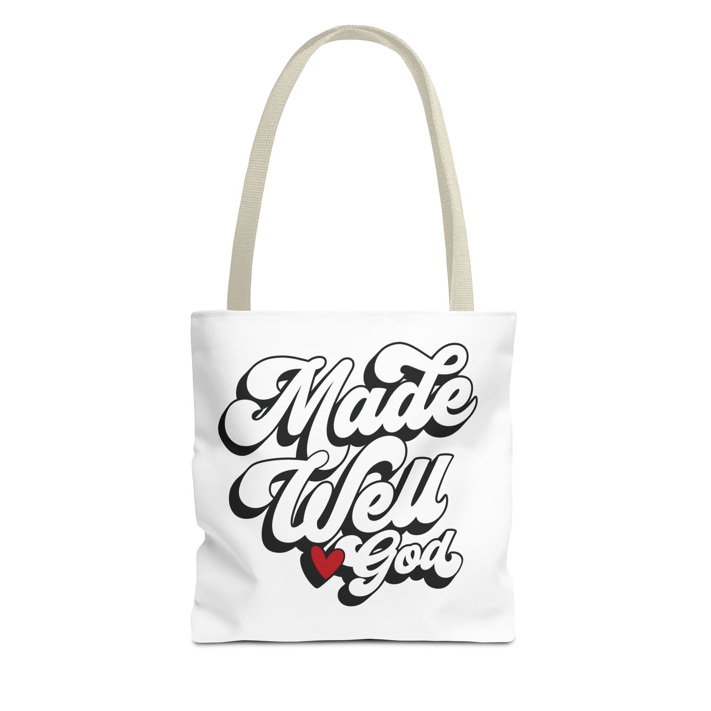 Made Well God Tote Bag - Stylish & Inspirational Carryall for Everyday Use