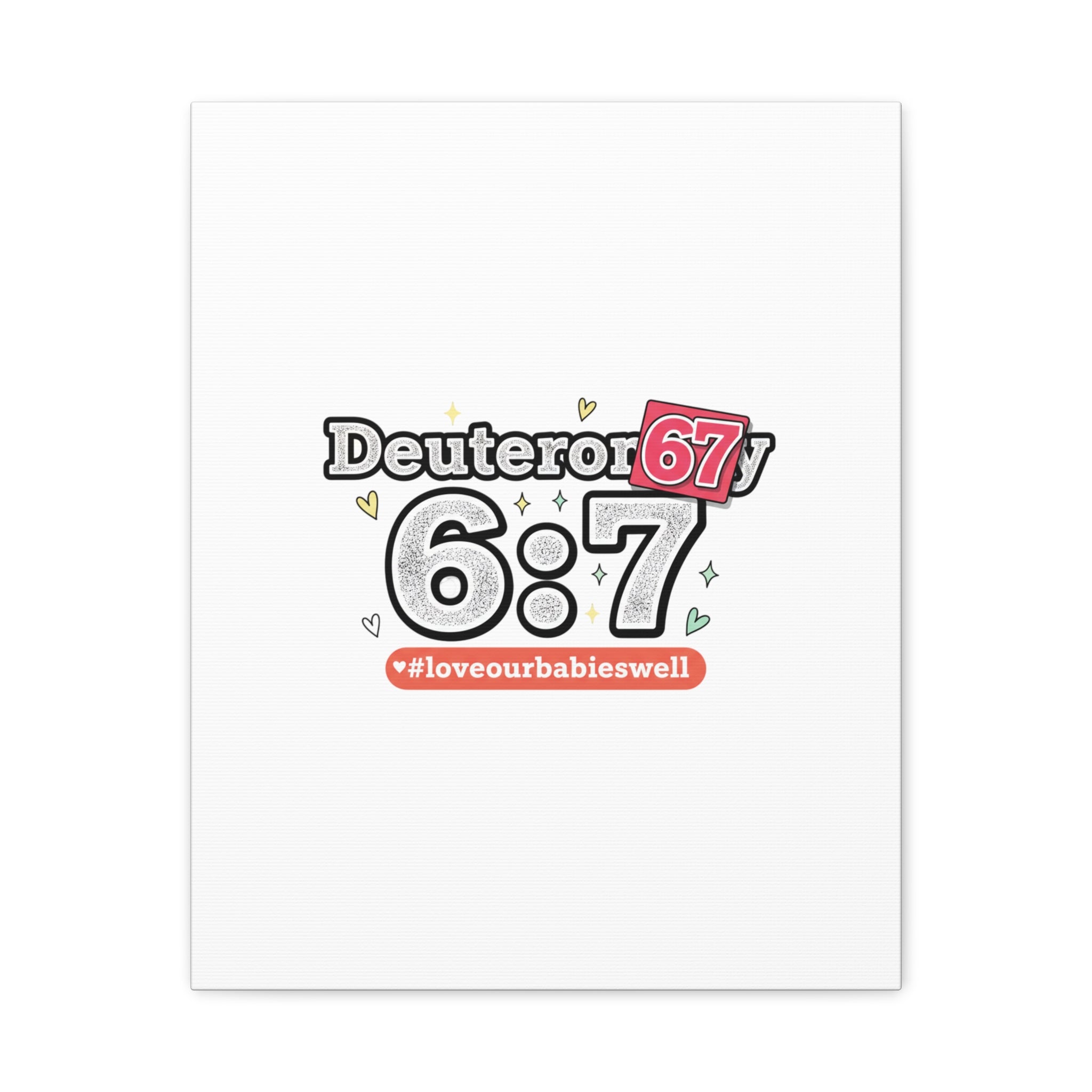 67 meme canvas | absurdist number art, minimalist meme humor