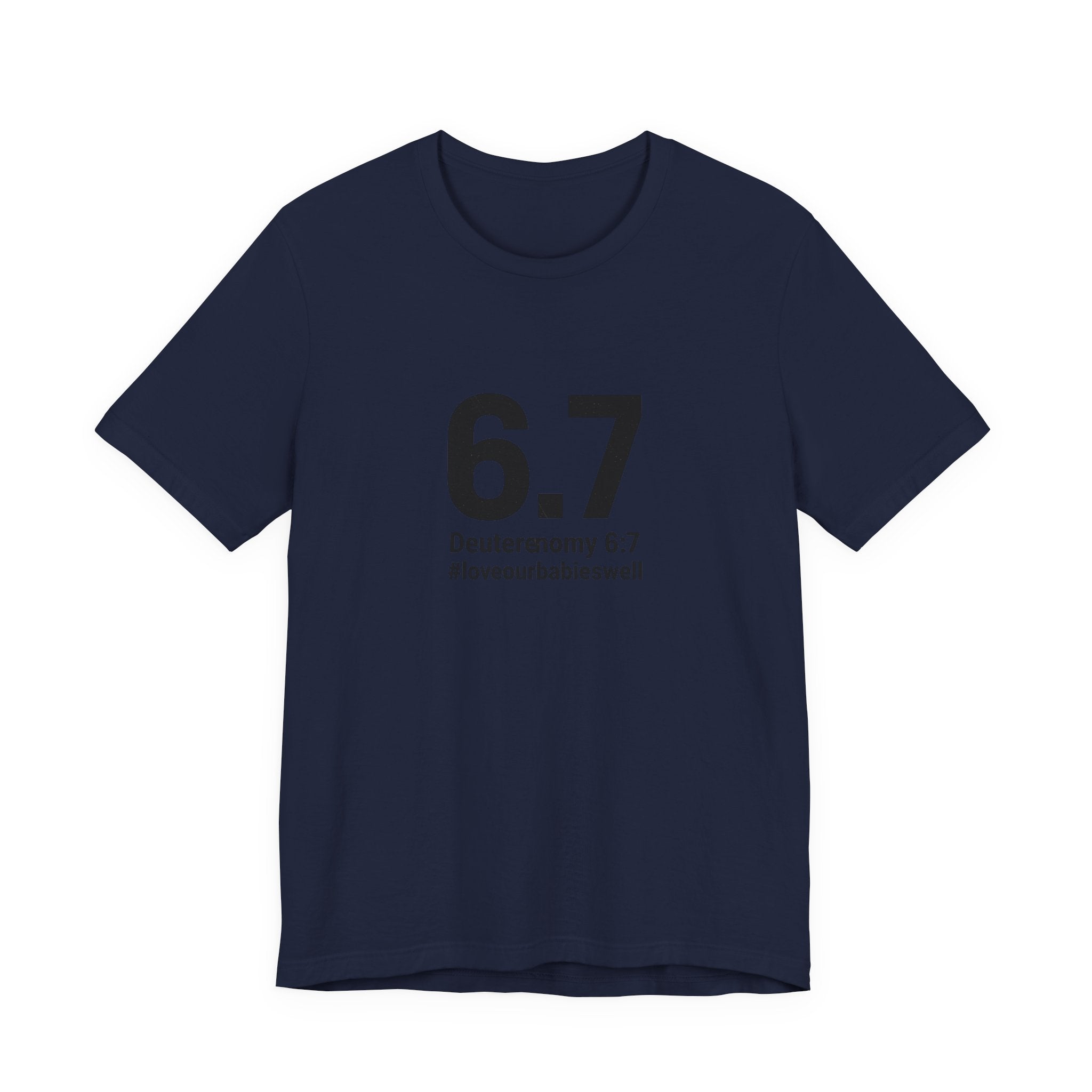 6.7 Minimalist Number Meme Tee | 67 shirt, absurdist humor