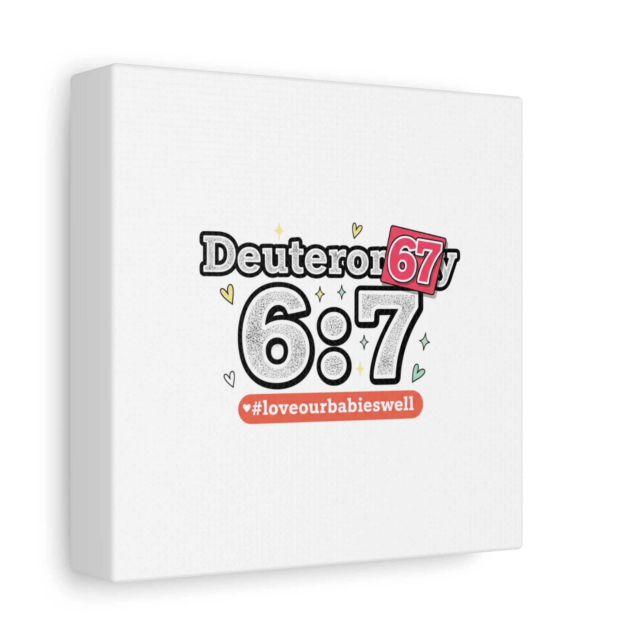 67 meme canvas | absurdist number art, minimalist meme humor