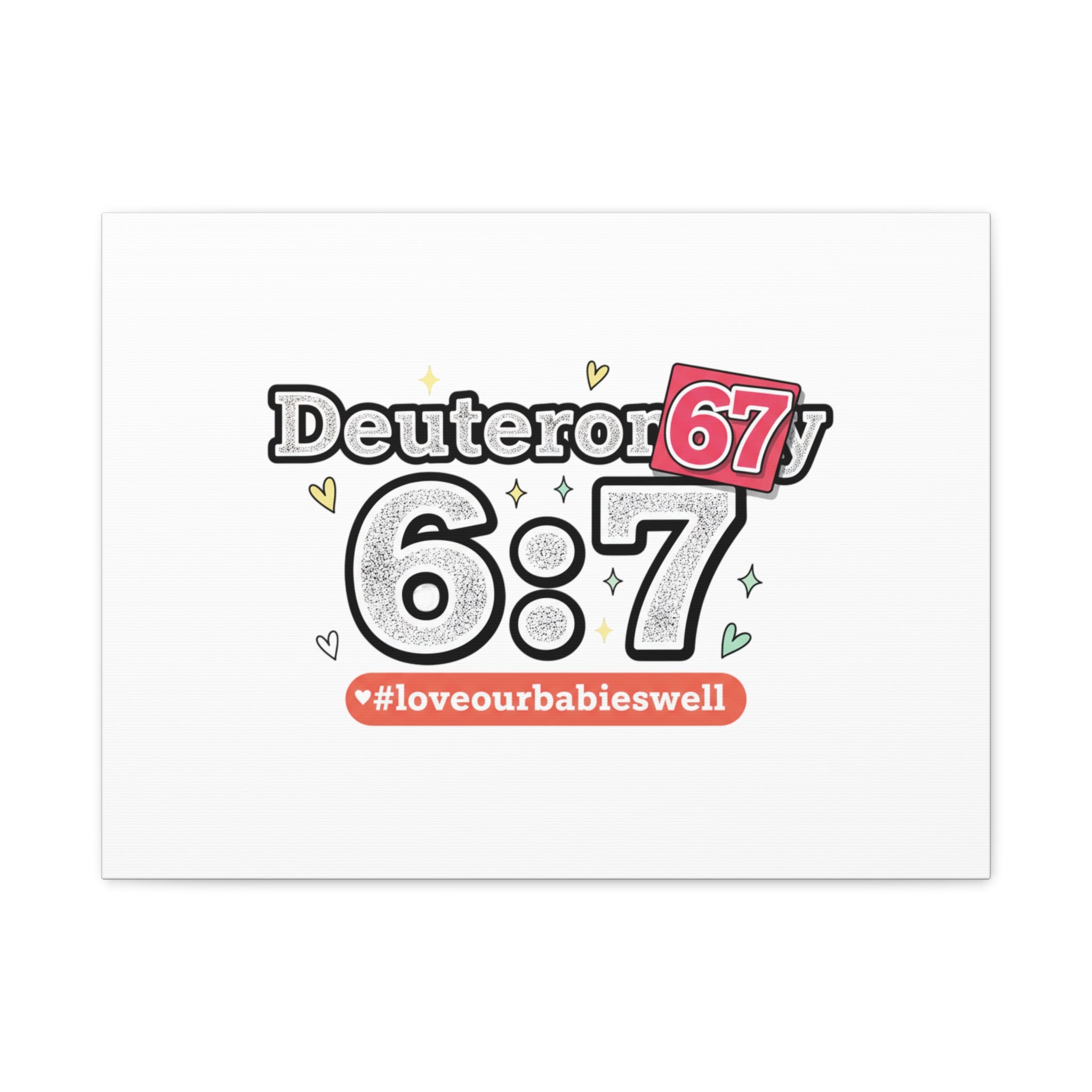 67 meme canvas | absurdist number art, minimalist meme humor