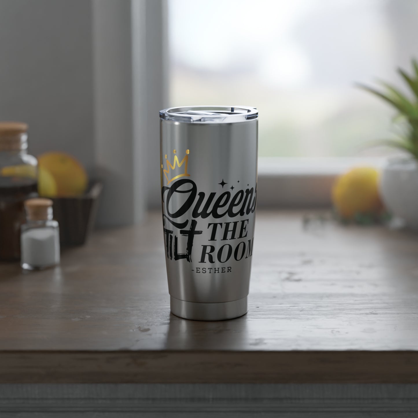 Queens Tilt the Room 20oz Tumbler - Stylish Travel Mug for Queens