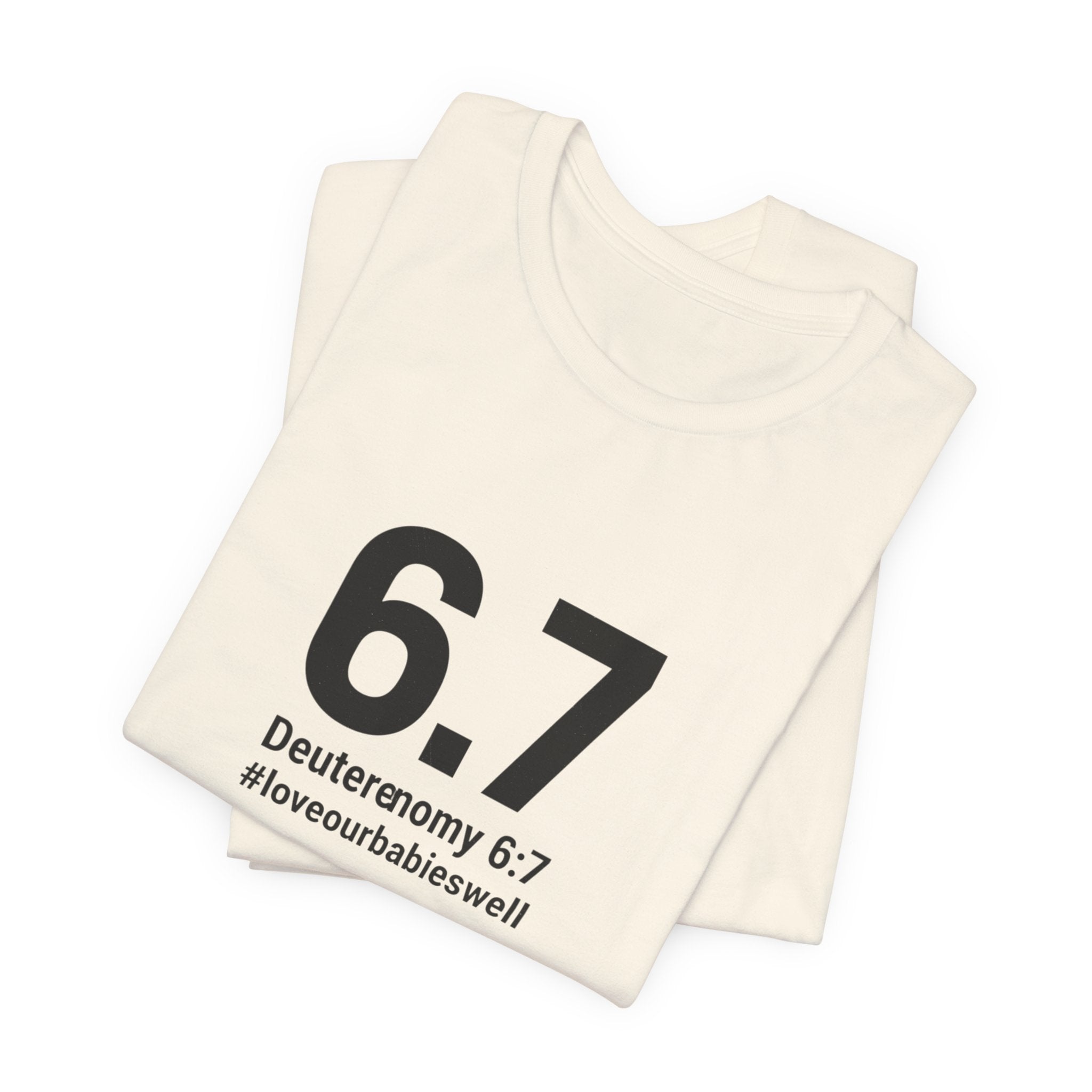 6.7 Minimalist Number Meme Tee | 67 shirt, absurdist humor