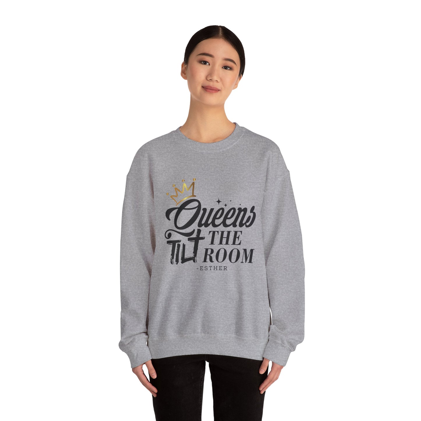 Queens Tilt the Room Sweatshirt - Unisex Heavy Blend™ Crewneck