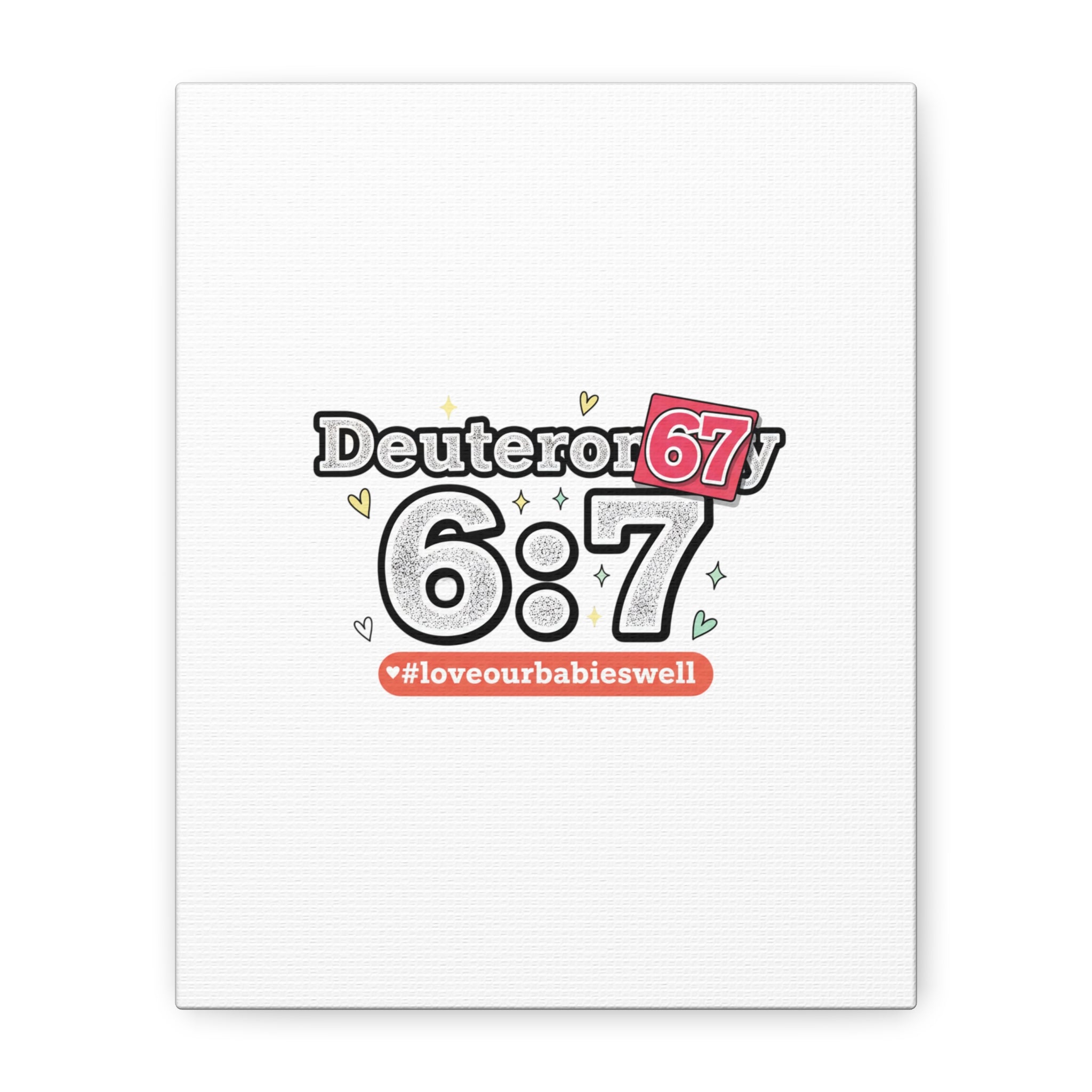 67 meme canvas | absurdist number art, minimalist meme humor