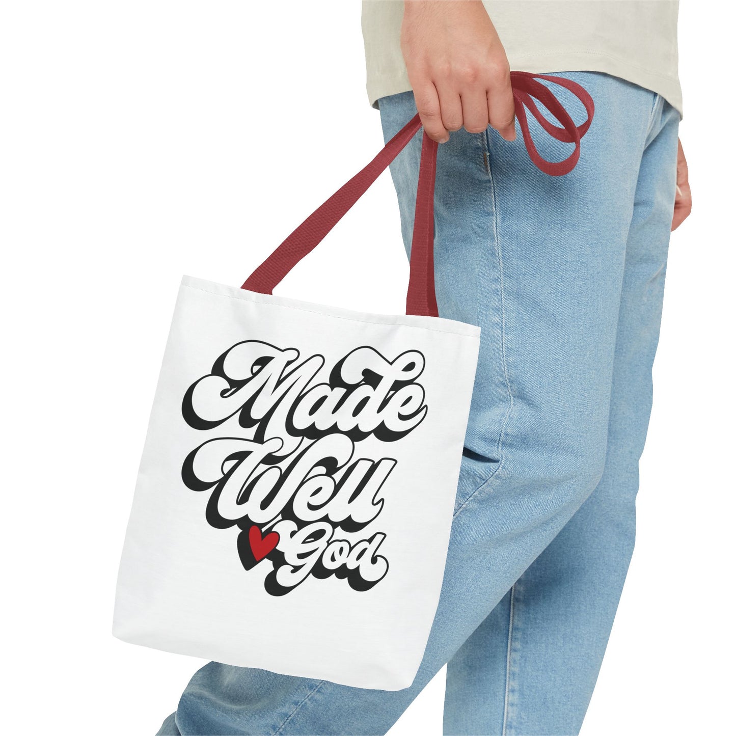 Made Well God Tote Bag - Stylish & Inspirational Carryall for Everyday Use