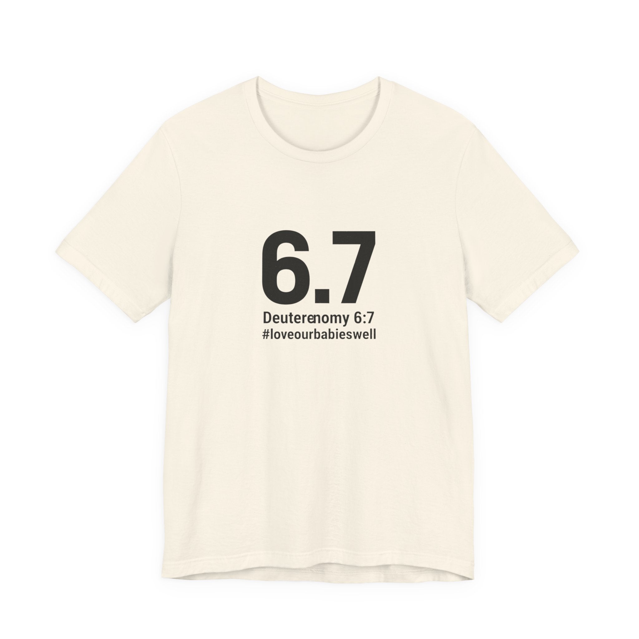 6.7 Minimalist Number Meme Tee | 67 shirt, absurdist humor