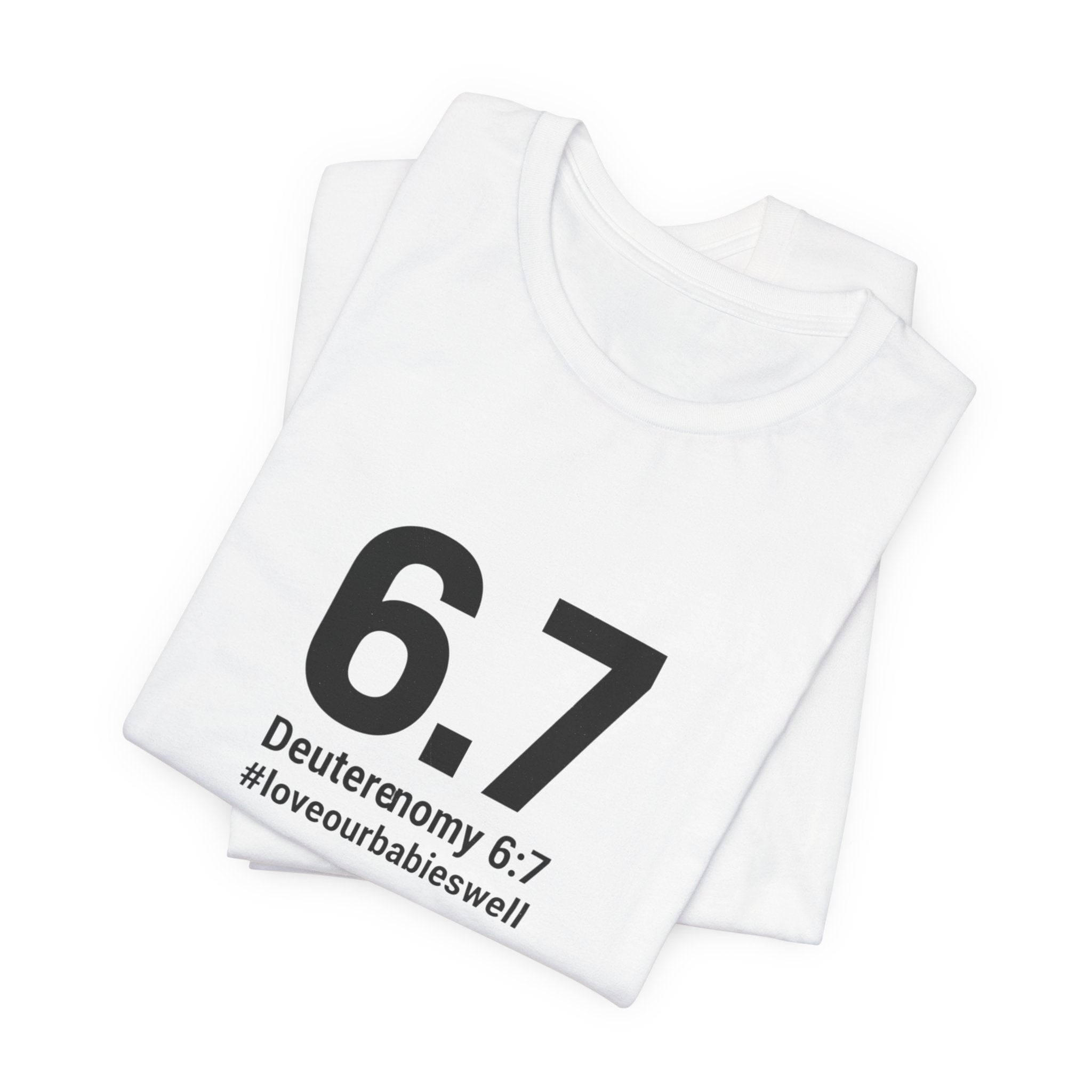 6.7 Minimalist Number Meme Tee | 67 shirt, absurdist humor