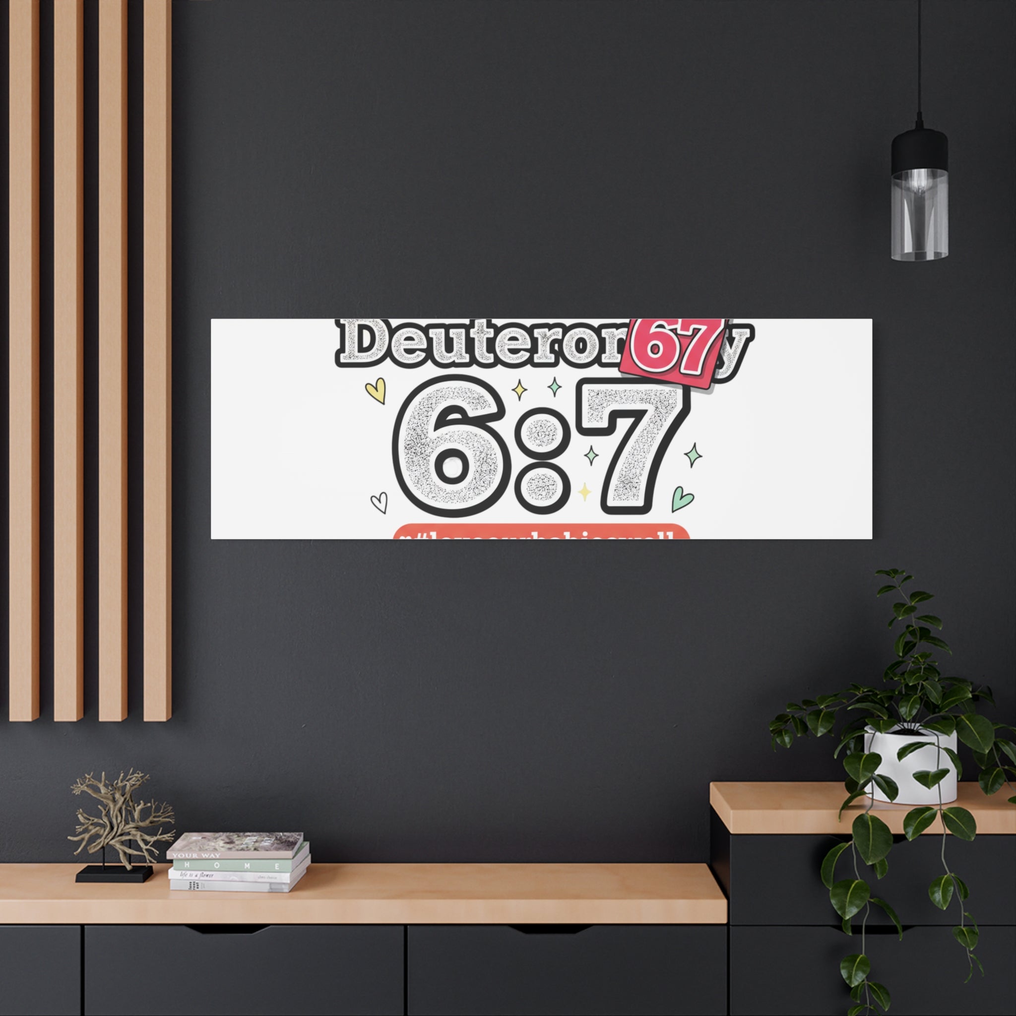 67 meme canvas | absurdist number art, minimalist meme humor