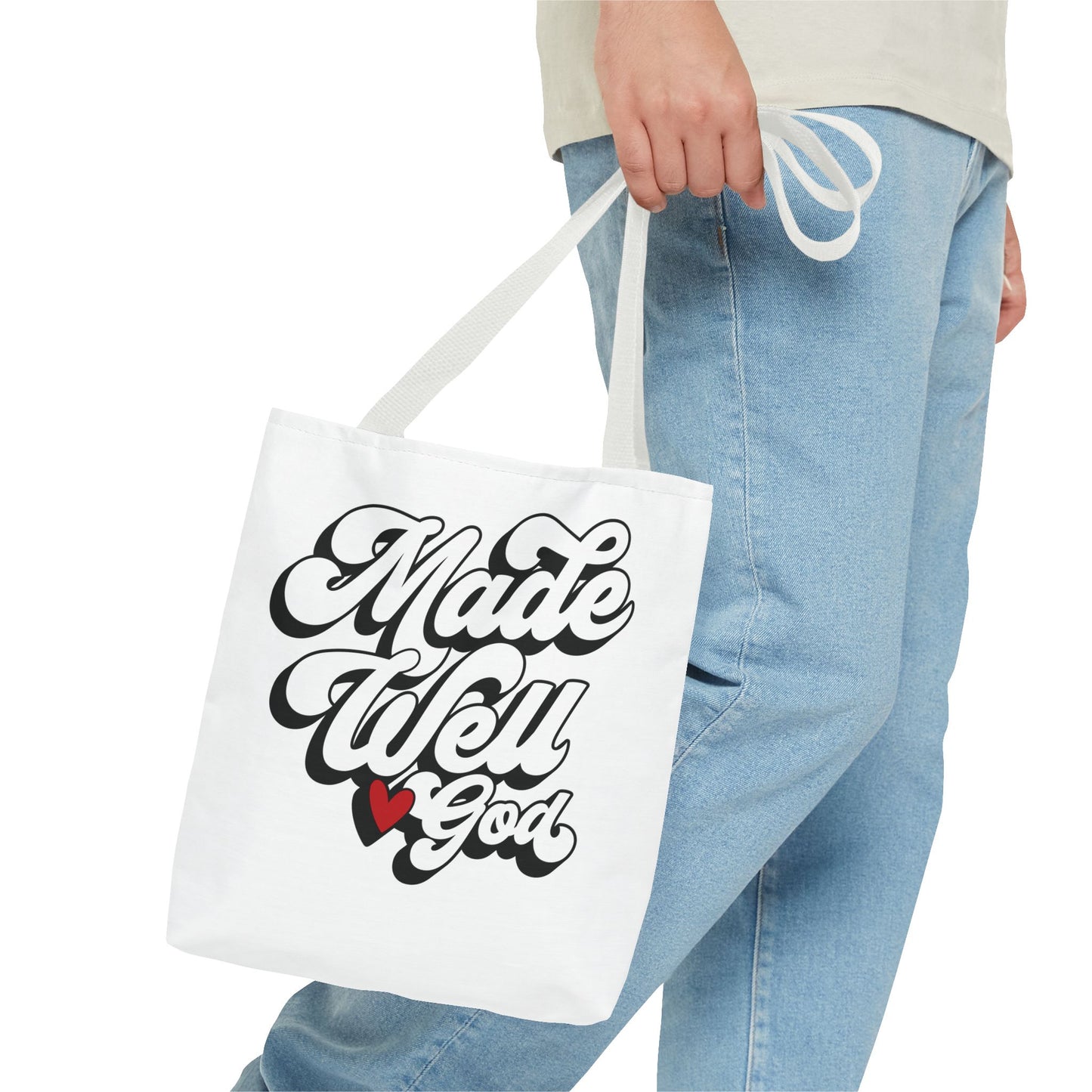 Made Well God Tote Bag - Stylish & Inspirational Carryall for Everyday Use