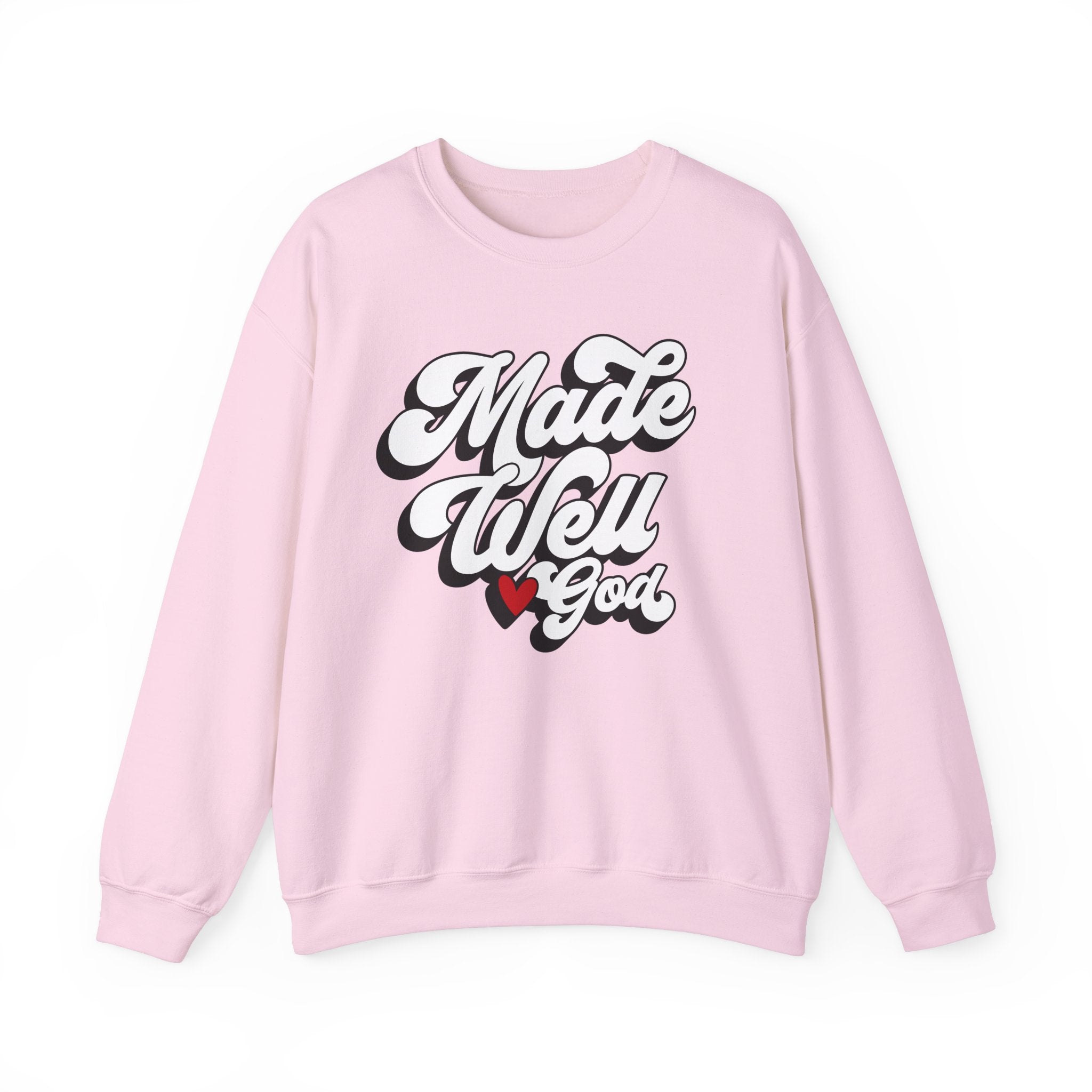 Made Well God Unisex Crewneck Sweatshirt - Cozy Faith-Inspired Apparel