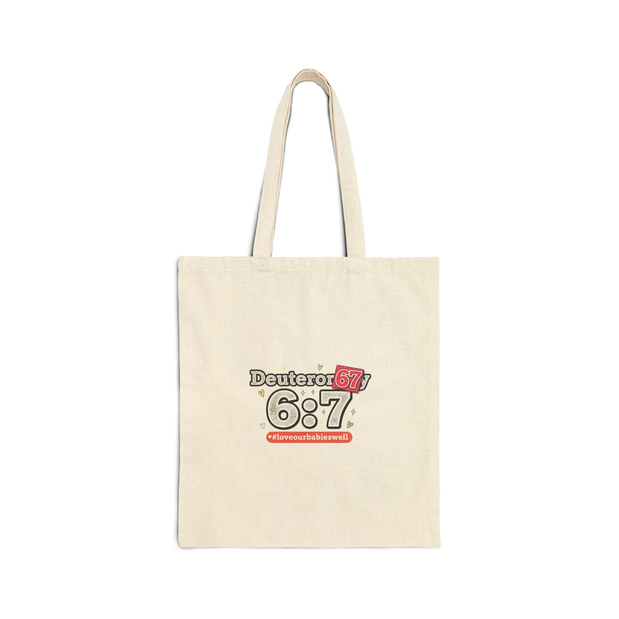 67 Numeric Meme Tote | absurdist humor, minimalist type