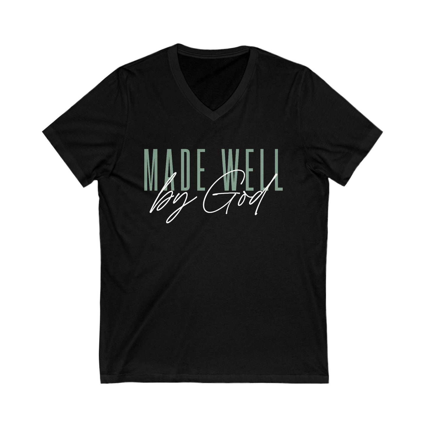 Made Well Unisex V-Neck Tee - Casual Comfort for Everyday Wear