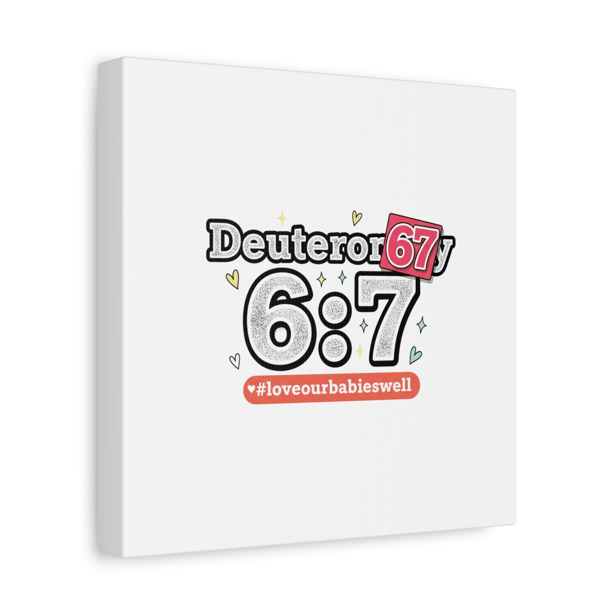 67 meme canvas | absurdist number art, minimalist meme humor