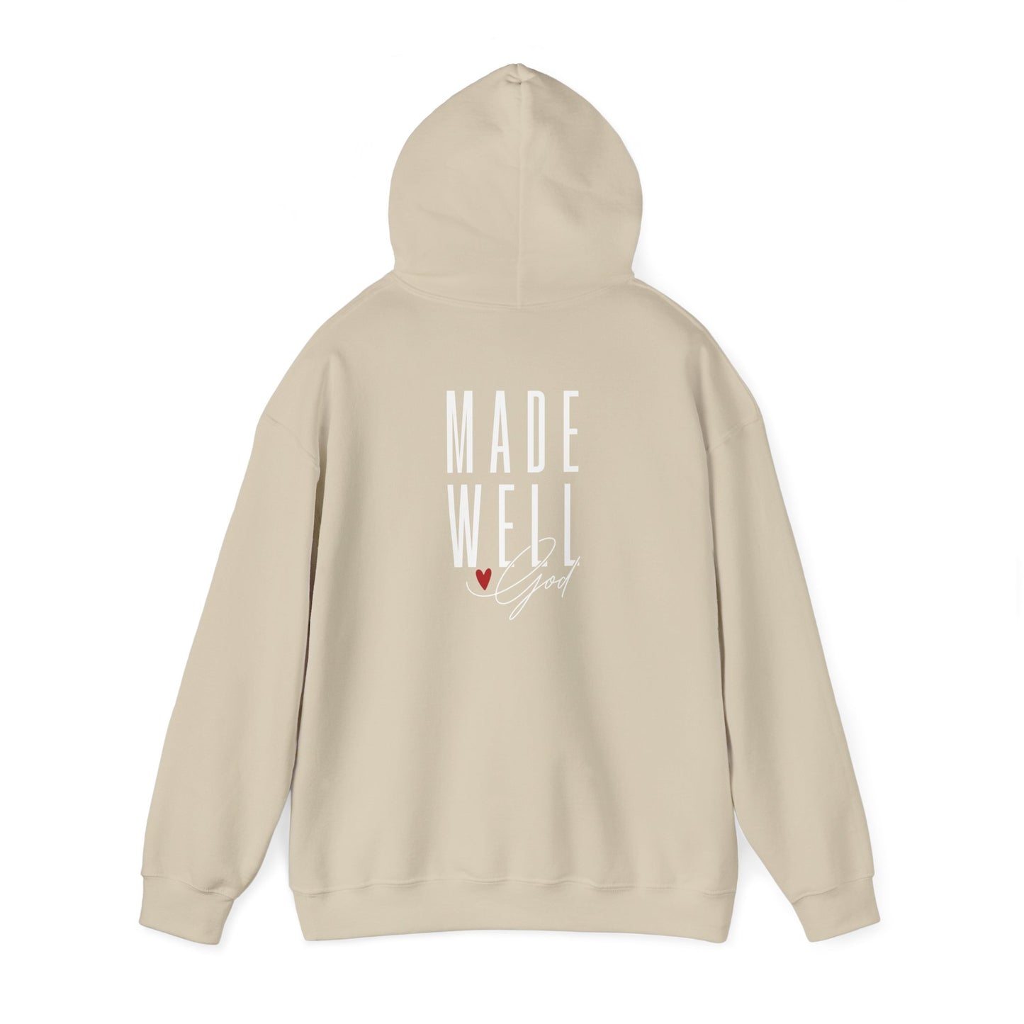 Made Well Love God - Heart Unisex Hoodie - Cozy Everyday Wear