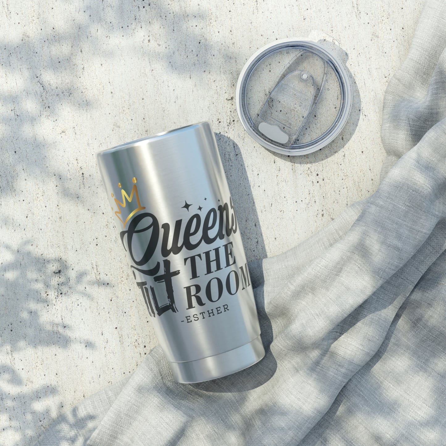 Queens Tilt the Room 20oz Tumbler - Stylish Travel Mug for Queens