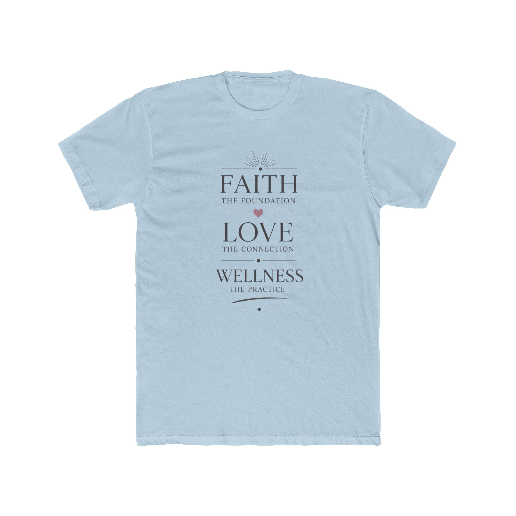 Faith, Love & Wellness Tee Foundation Conference Tee 2026 — Inspirational Christian Graphic T-Shirt