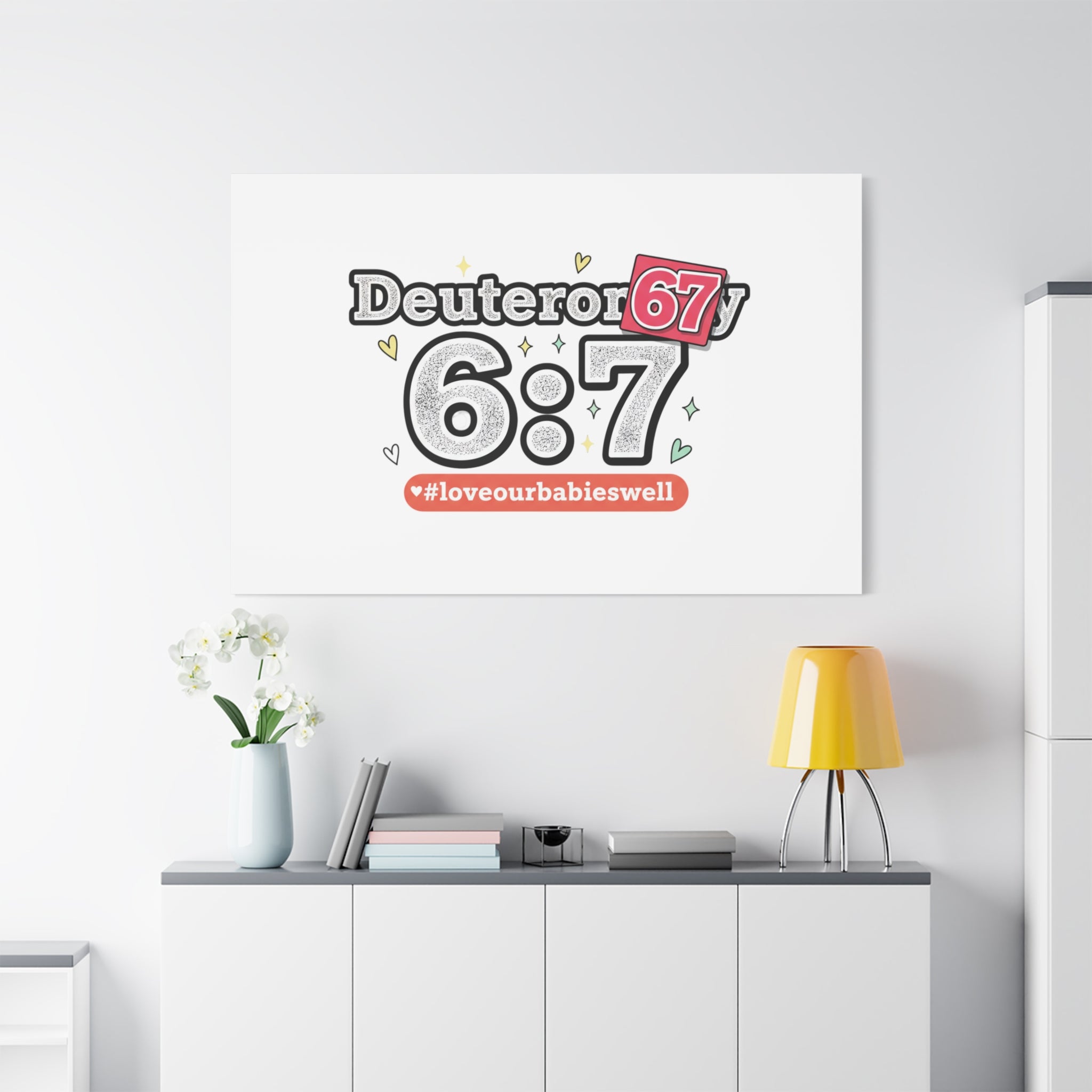 67 meme canvas | absurdist number art, minimalist meme humor