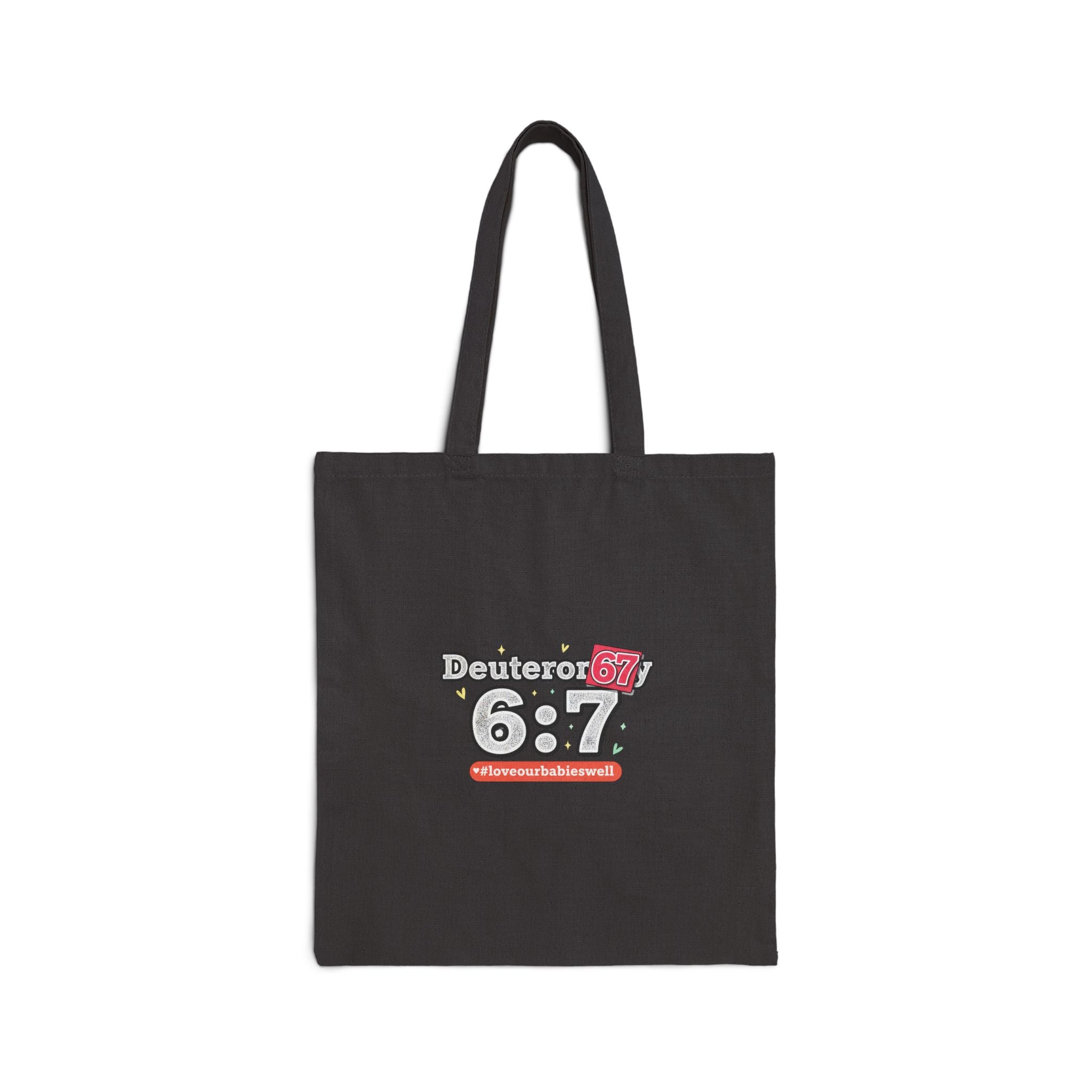 67 Numeric Meme Tote | absurdist humor, minimalist type