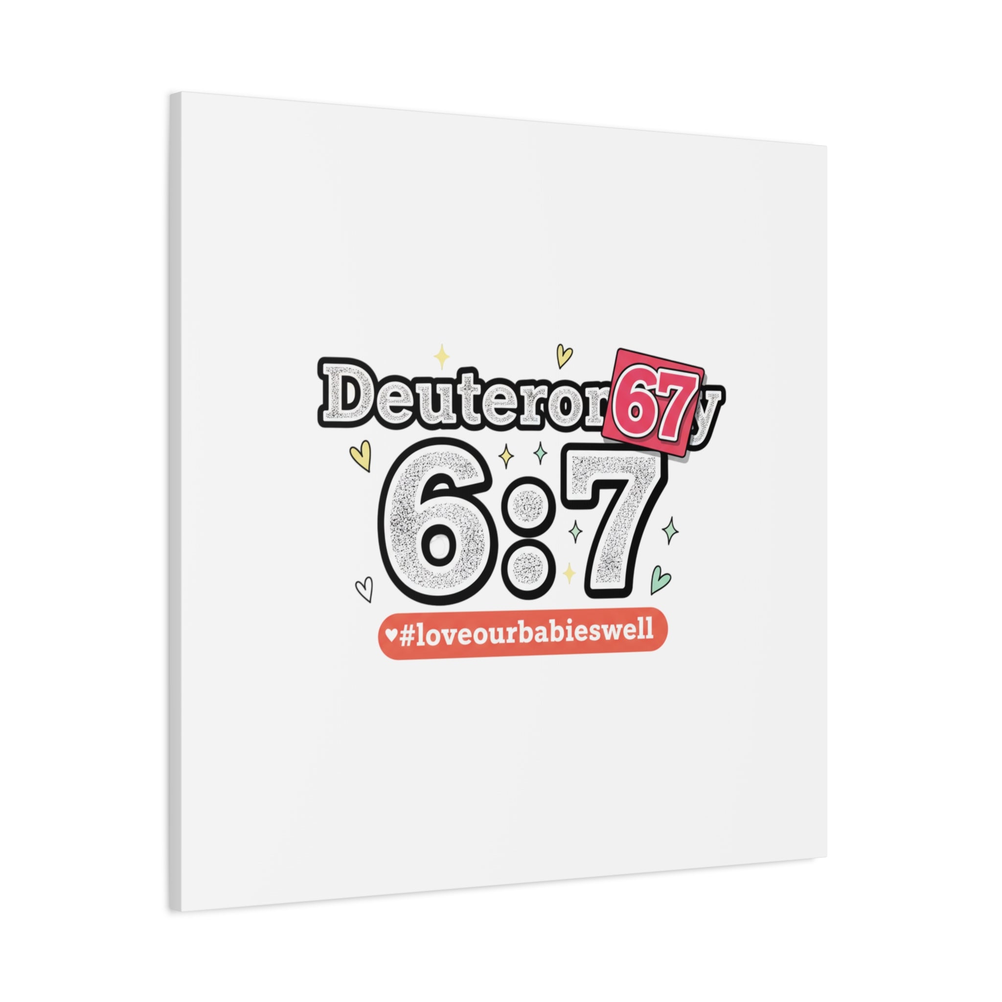 67 meme canvas | absurdist number art, minimalist meme humor