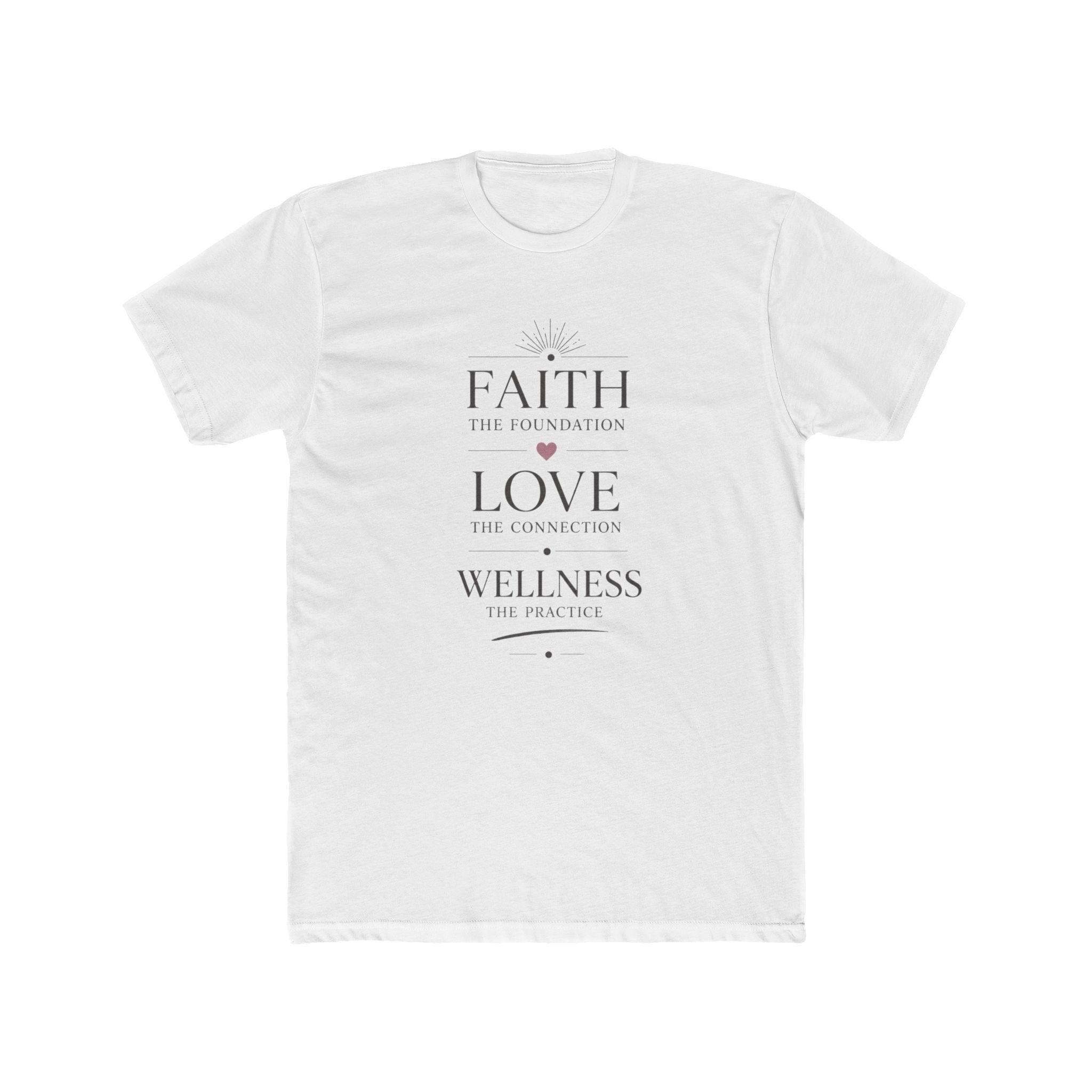 Faith, Love & Wellness Tee Foundation Conference Tee 2026 — Inspirational Christian Graphic T-Shirt