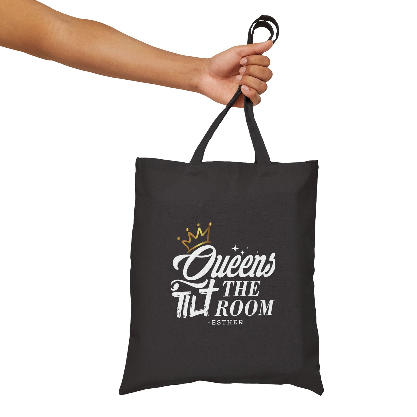 Queens Tilt the Room Cotton Canvas Tote Bag - Eco-Friendly and Stylish