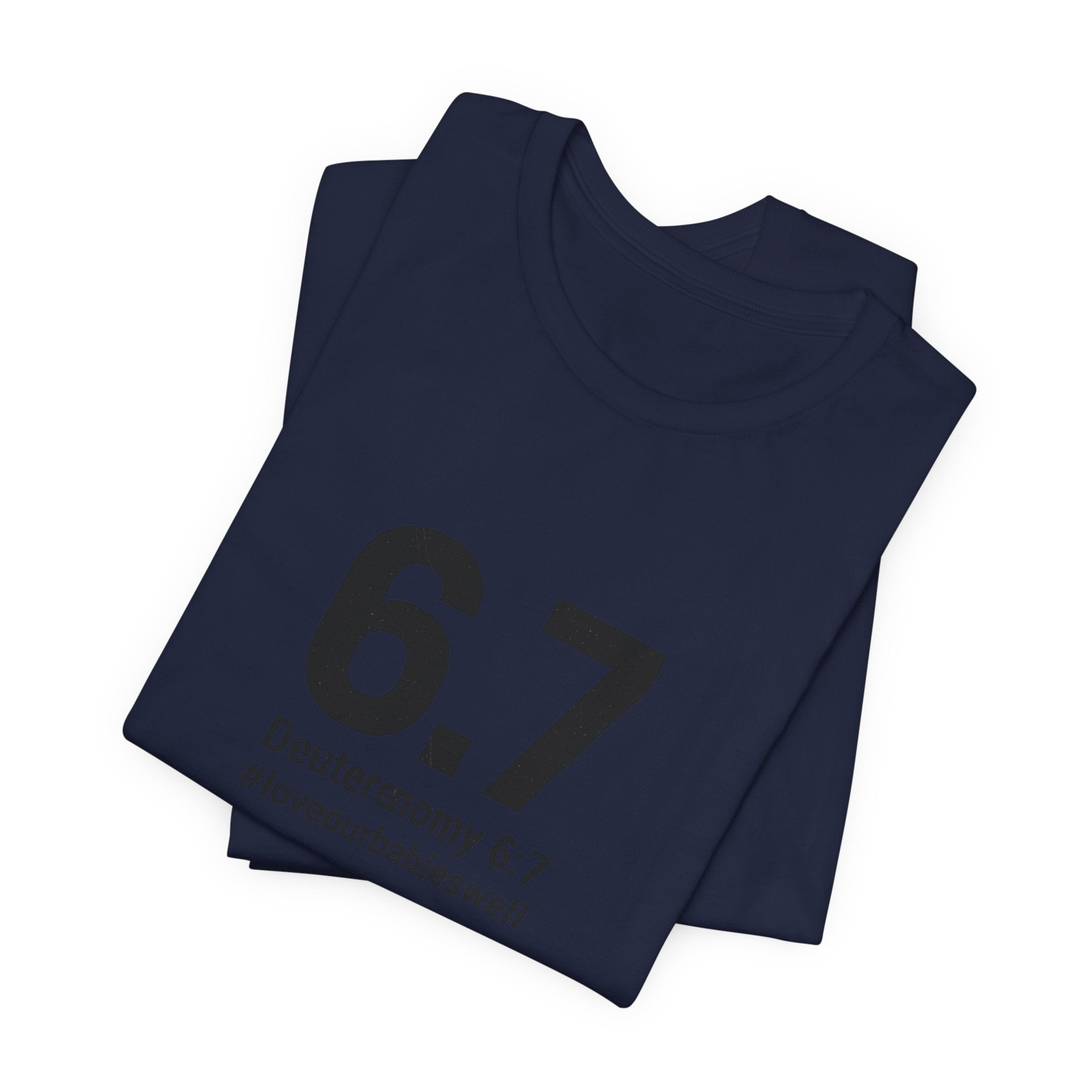 6.7 Minimalist Number Meme Tee | 67 shirt, absurdist humor