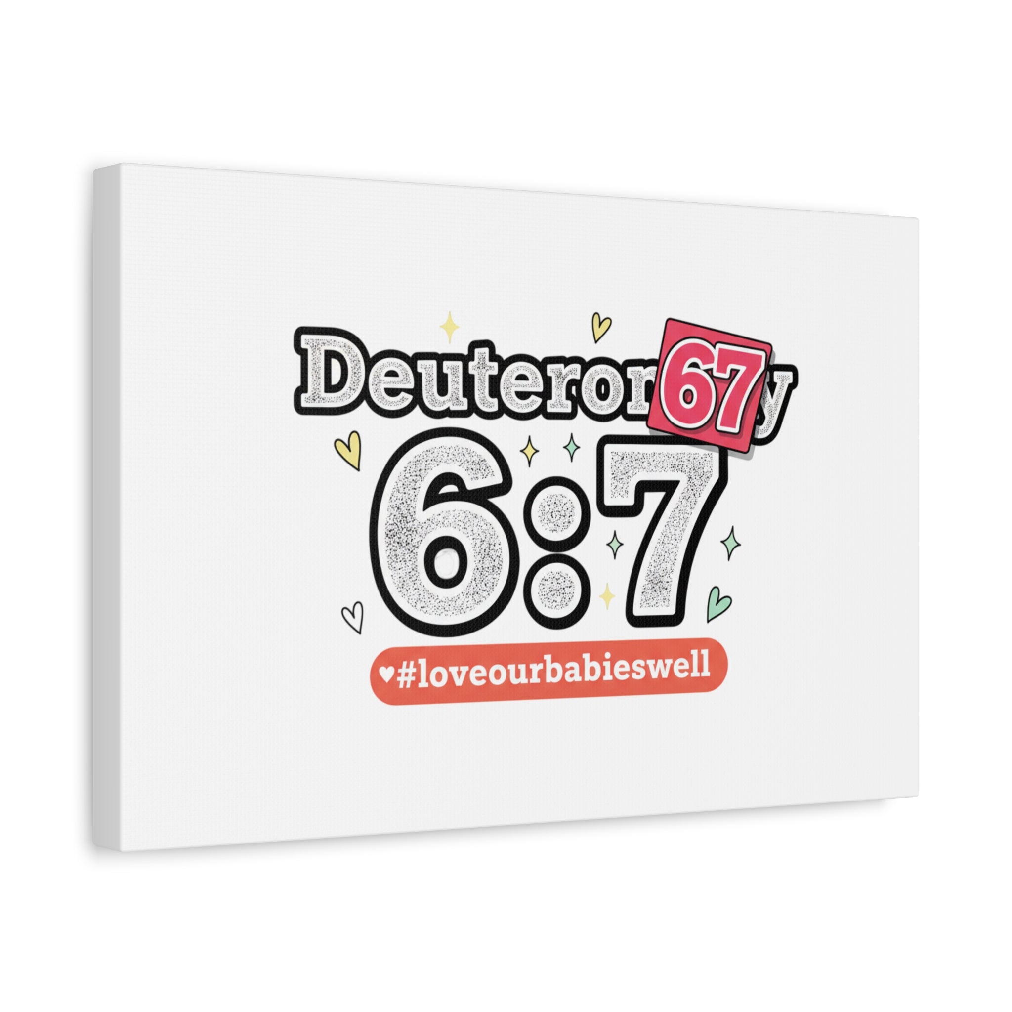 67 meme canvas | absurdist number art, minimalist meme humor